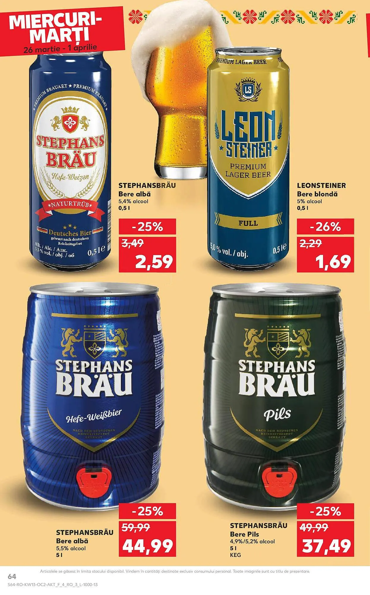 Catalog Catalog Kaufland de la 25 martie până la 30 martie 2025 - Revista Pagina 64