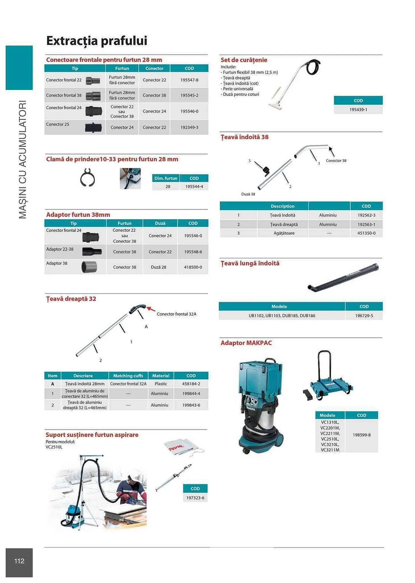 Catalog Makita catalog de la 1 ianuarie până la 31 decembrie 2023 - Revista Pagina 112
