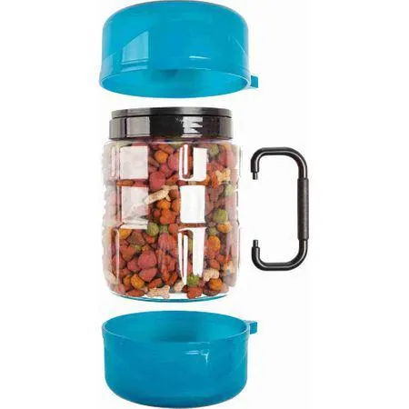 Trixie Recipient Apa/Hrana 2l/0.75L Albastru