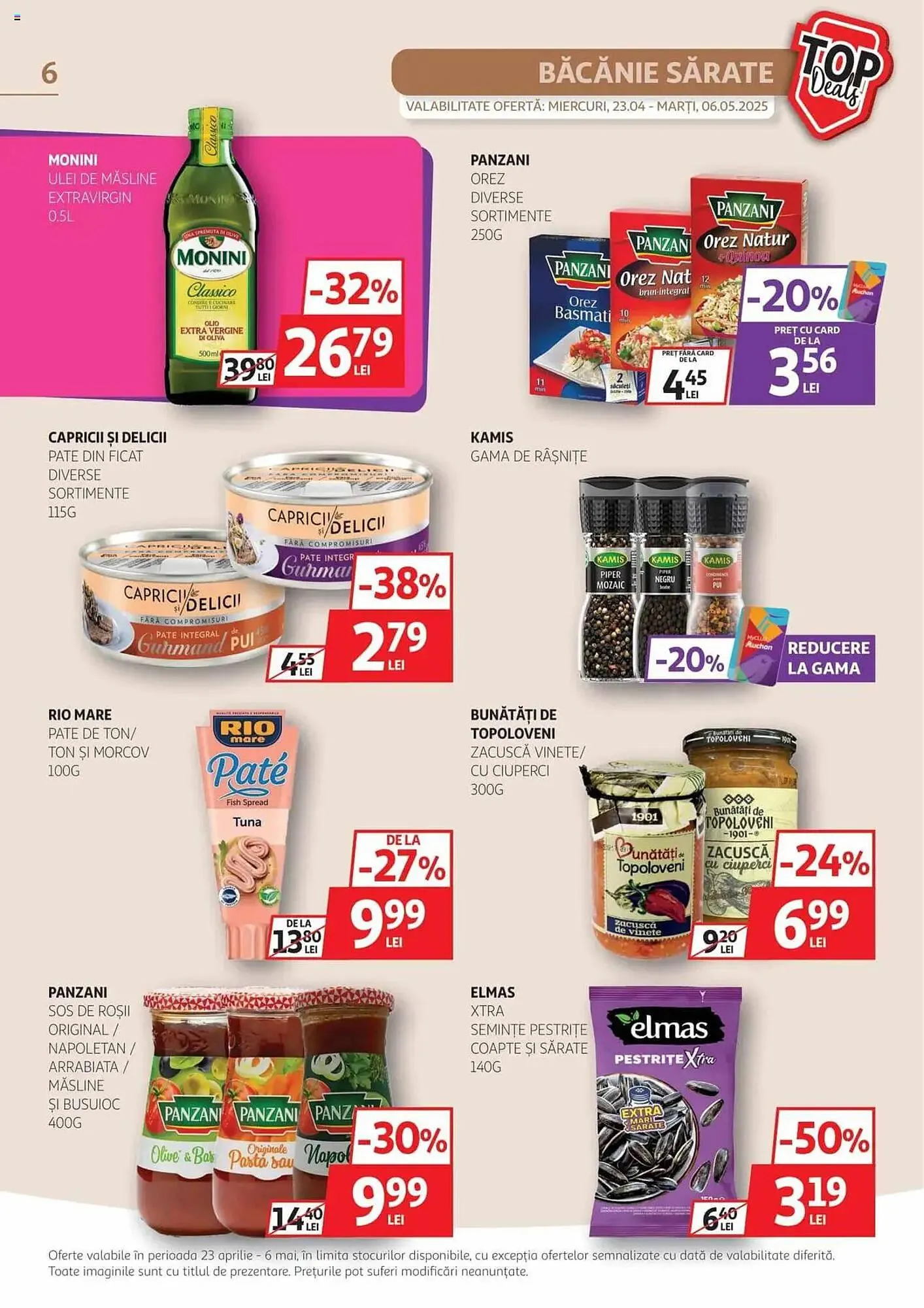 Catalog Catalog Auchan de la 23 aprilie până la 6 mai 2025 - Revista Pagina 6