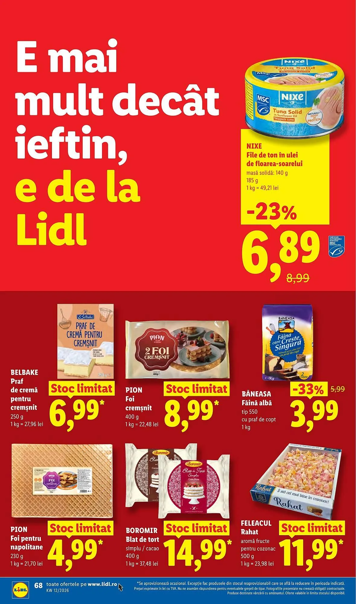 Catalog Catalog Lidl de la 16 martie până la 22 martie 2026 - Revista Pagina 68