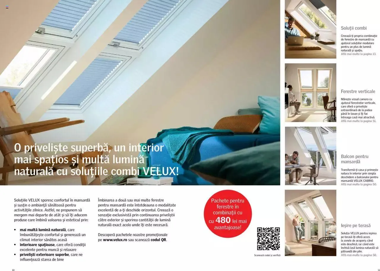 Catalog Velux catalog - Soluții VELUX pentru o mansardă inspirată 2022 de la 1 martie până la 31 decembrie 2023 - Revista Pagina 6