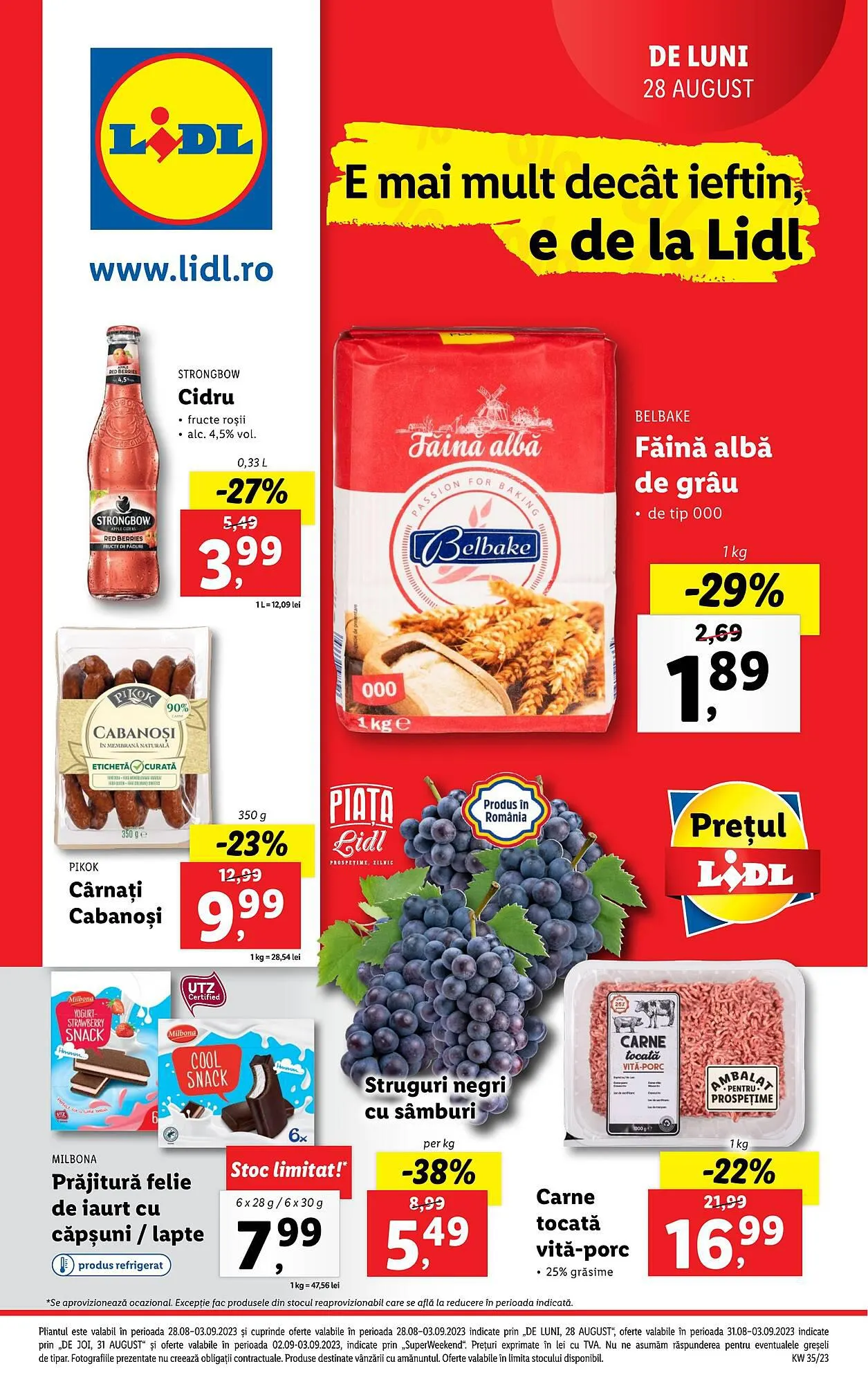 Catalog Lidl catalog de la 28 august până la 3 septembrie 2023 - Revista Pagina 1