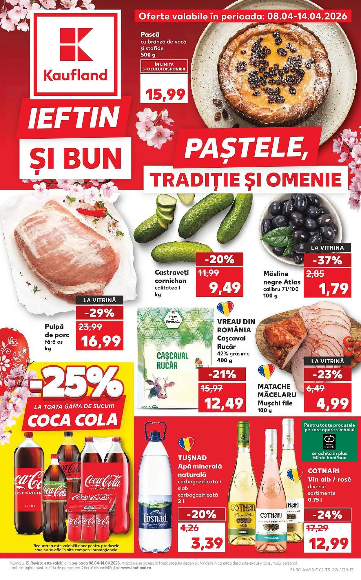 Catalog Catalog Kaufland de la 8 aprilie până la 14 aprilie 2026 - Revista Pagina 1