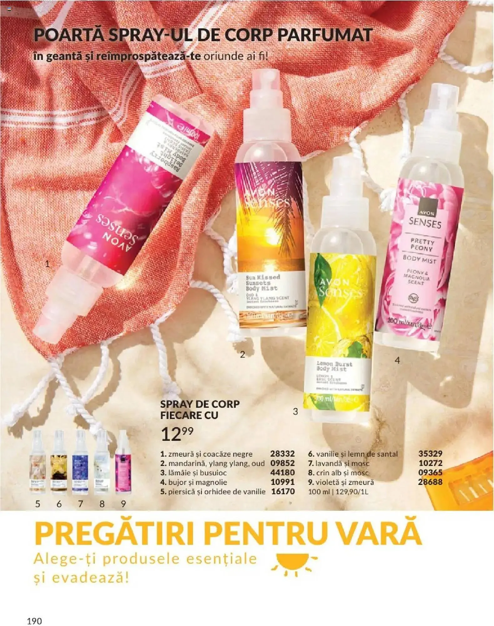 Catalog Catalog Avon de la 1 mai până la 31 mai 2025 - Revista Pagina 190