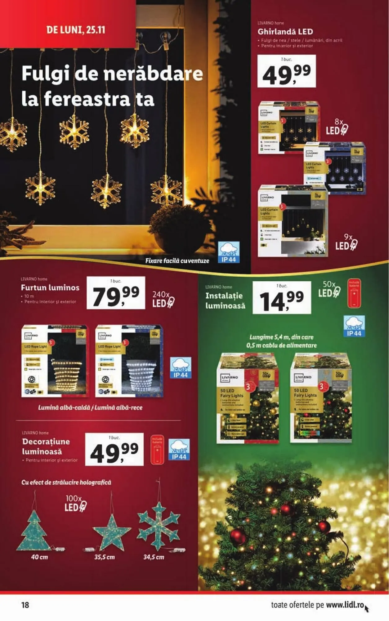 Catalog Catalog Lidl de la 25 noiembrie până la 1 decembrie 2024 - Revista Pagina 18