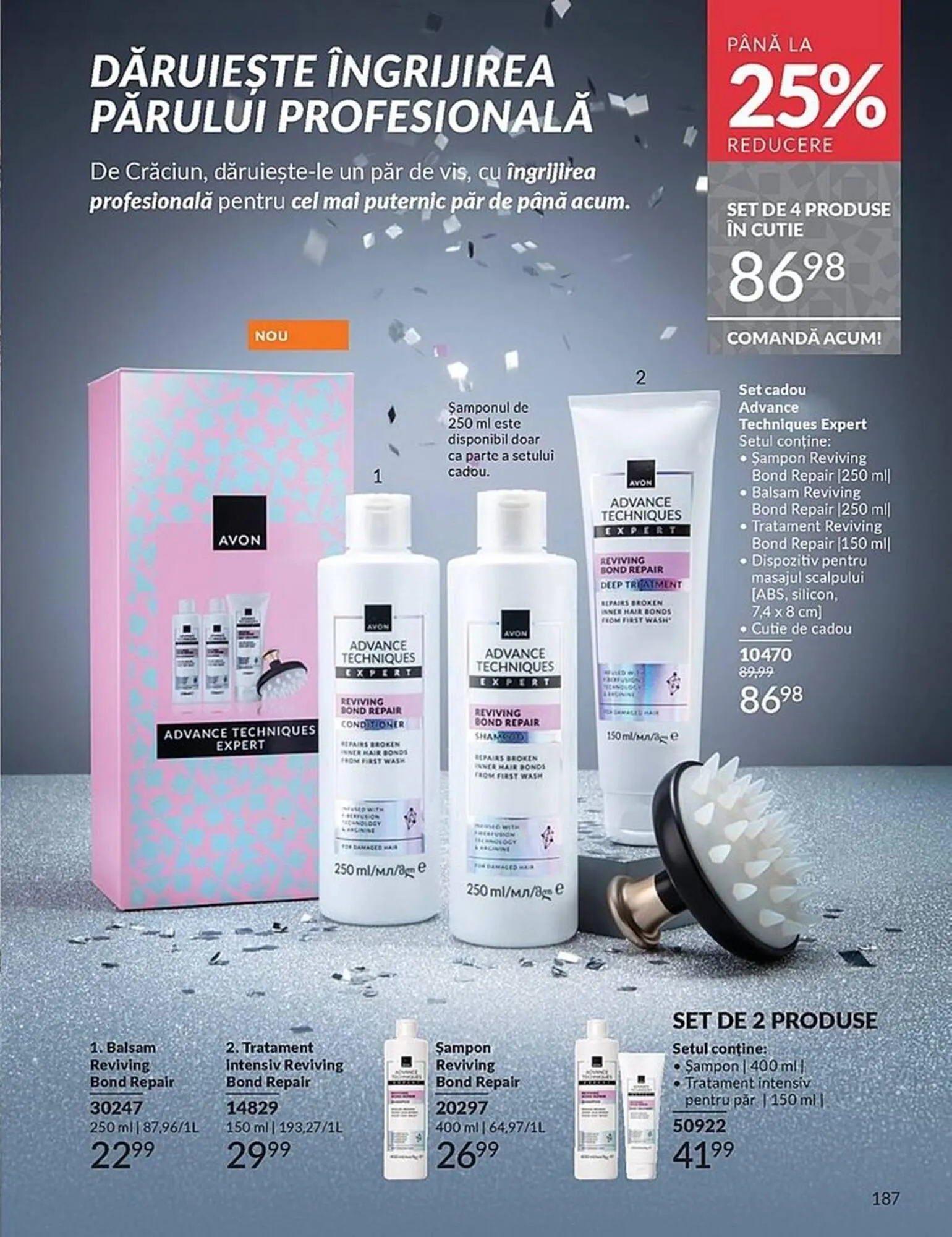 Catalog Catalog Avon de la 3 noiembrie până la 30 noiembrie 2025 - Revista Pagina 185
