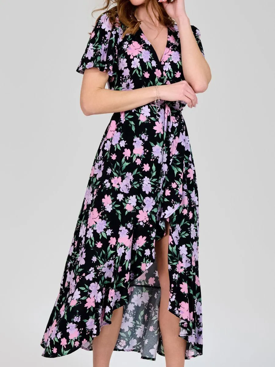 Rochie midi din viscoză