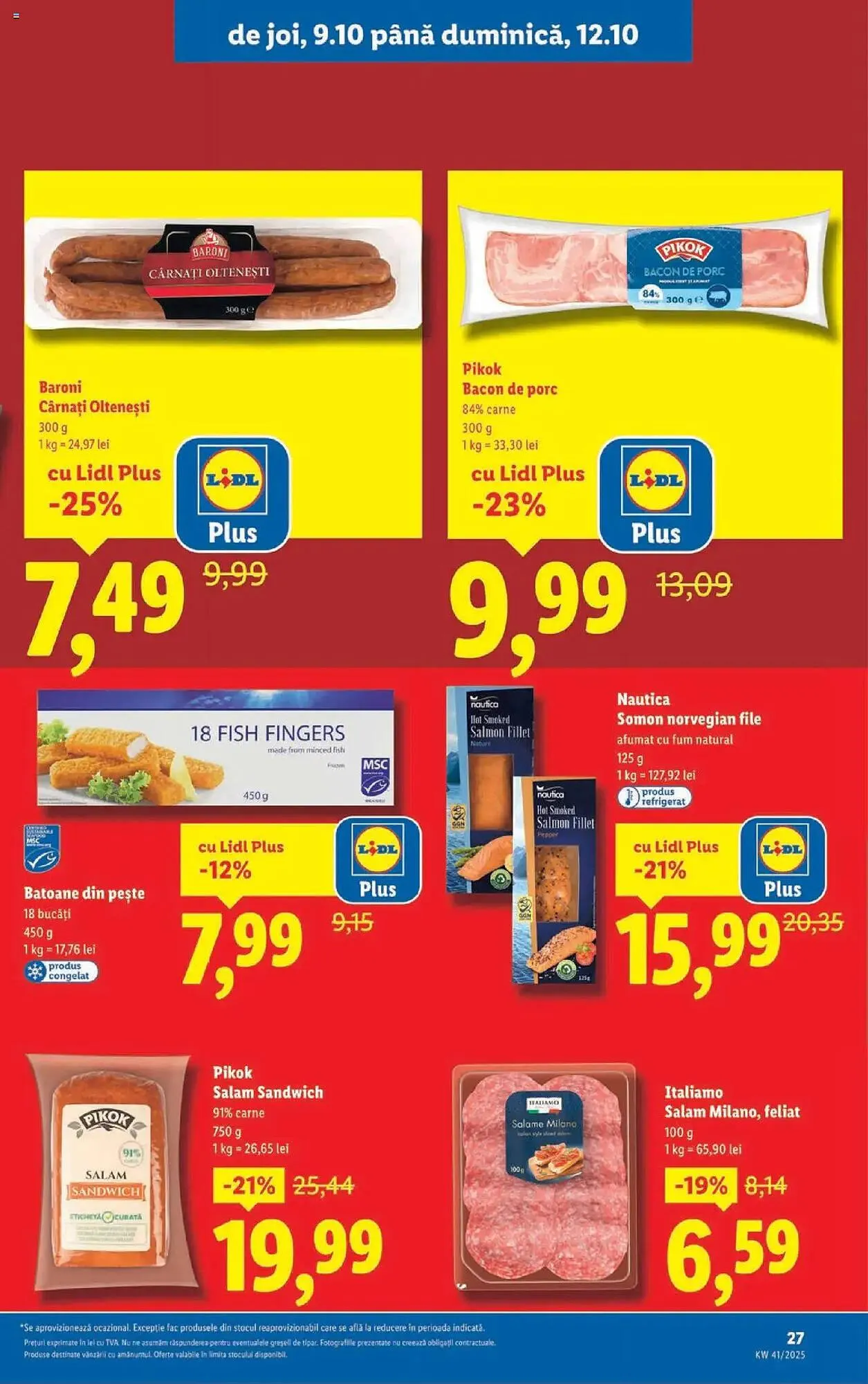 Catalog Catalog Lidl de la 5 octombrie până la 12 octombrie 2025 - Revista Pagina 27