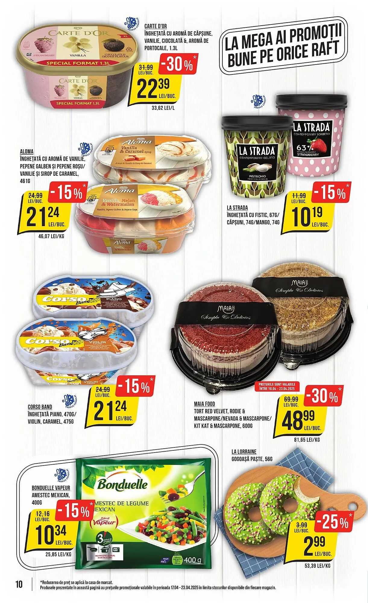 Catalog Catalog Mega Image de la 17 aprilie până la 23 aprilie 2025 - Revista Pagina 10