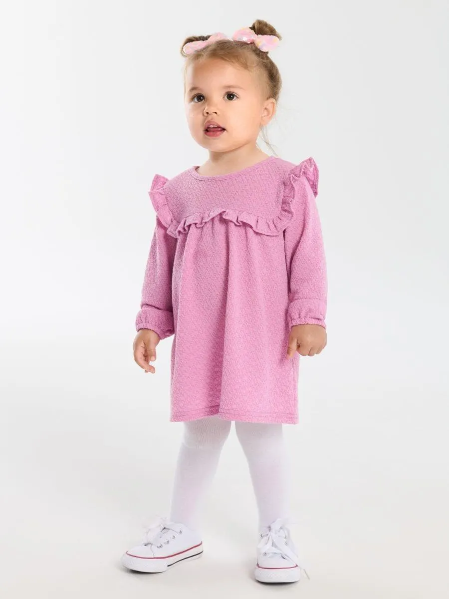 Rochie cu detalii cu volănașe