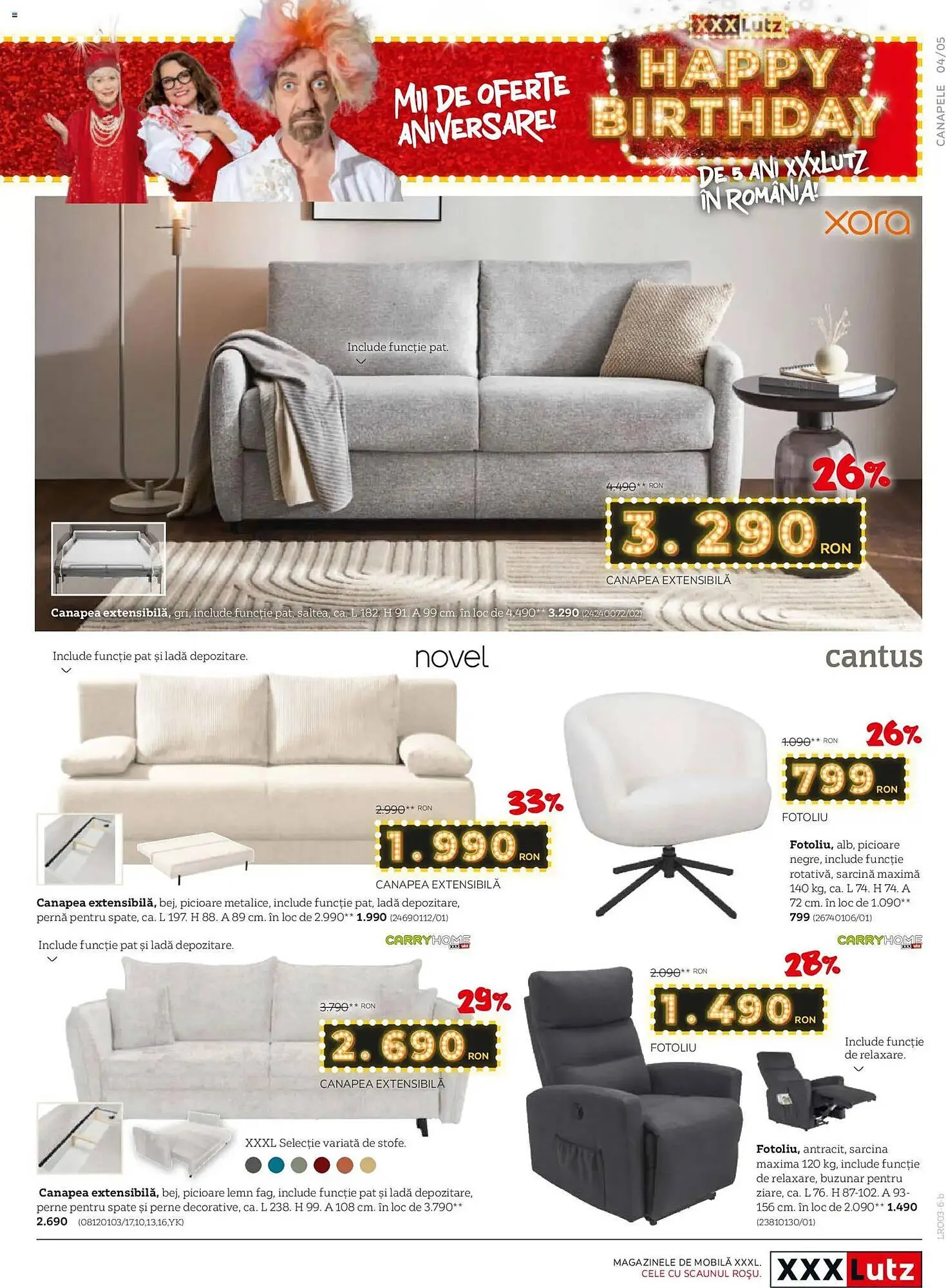 Catalog Catalog XXXLutz de la 16 martie până la 5 aprilie 2026 - Revista Pagina 5