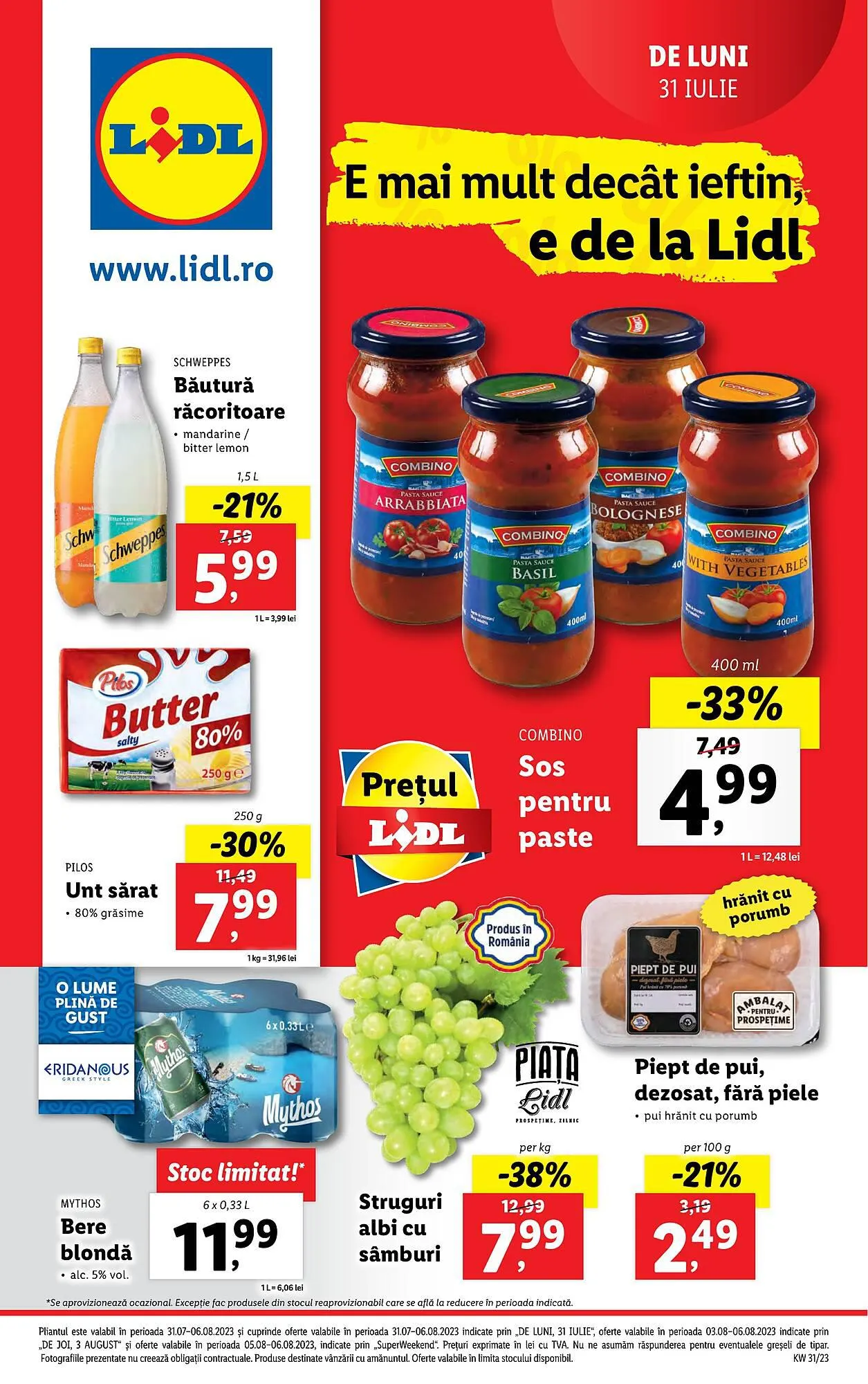 Catalog Lidl catalog de la 31 iulie până la 6 august 2023 - Revista Pagina 1
