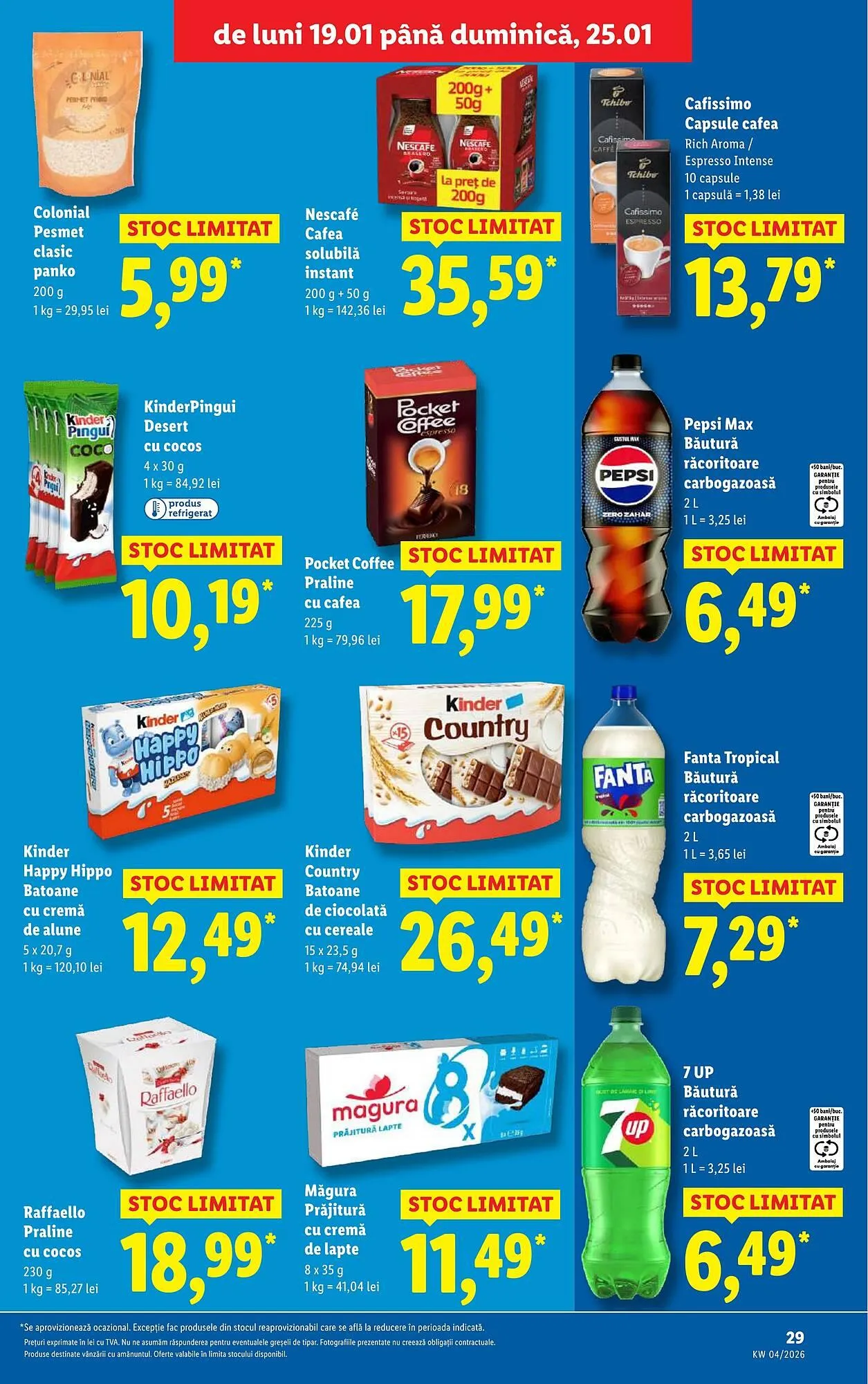 Catalog Catalog Lidl de la 19 ianuarie până la 25 ianuarie 2026 - Revista Pagina 29