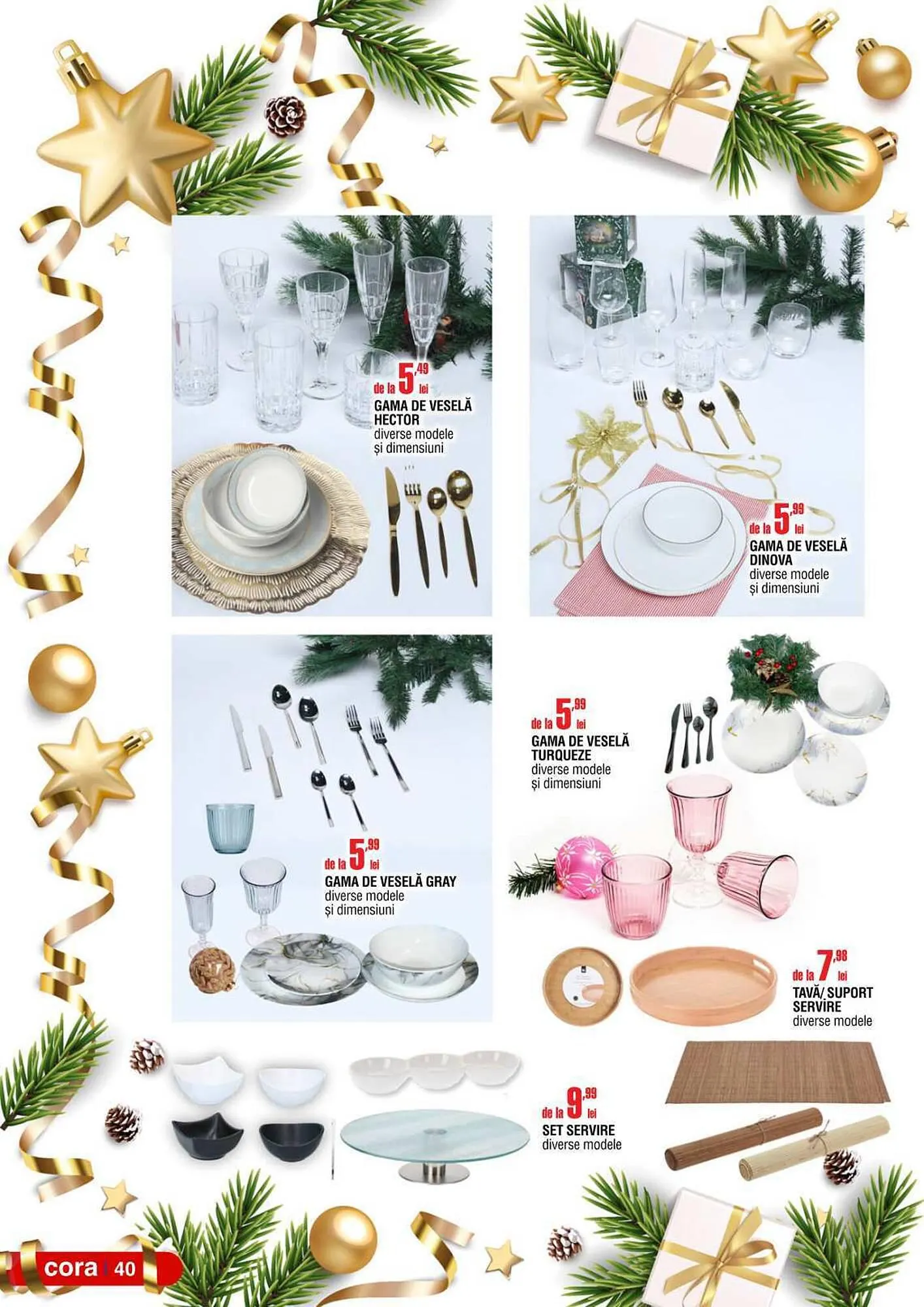 Catalog Cora catalog de la 16 noiembrie până la 24 decembrie 2023 - Revista Pagina 40