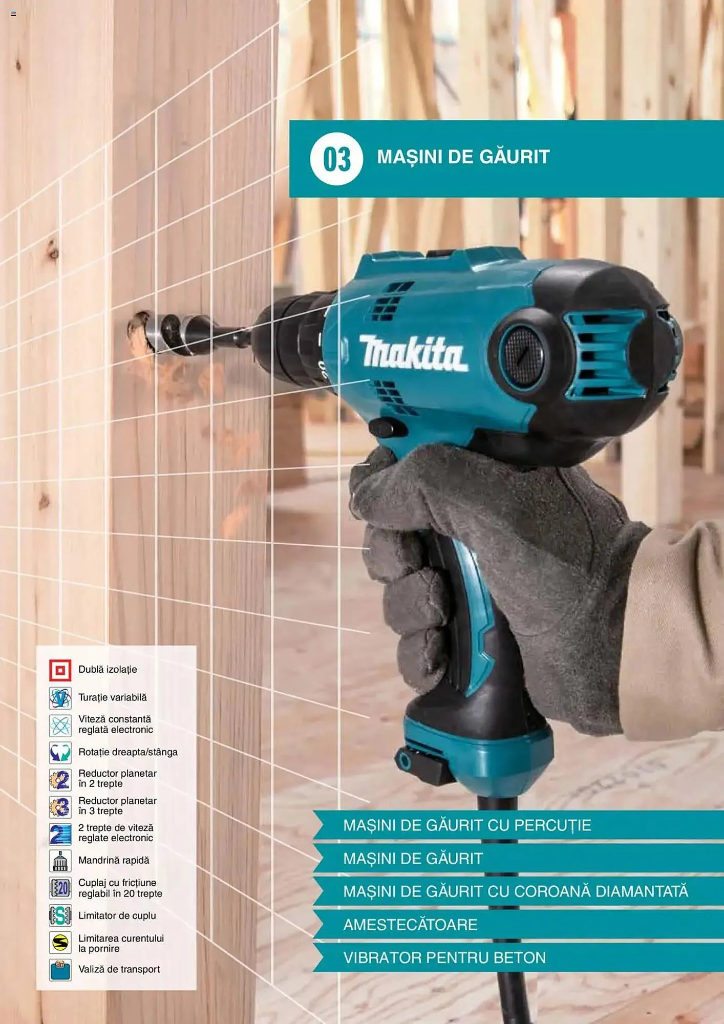 Catalog Catalog Makita de la 8 ianuarie până la 31 decembrie 2025 - Revista Pagina 188