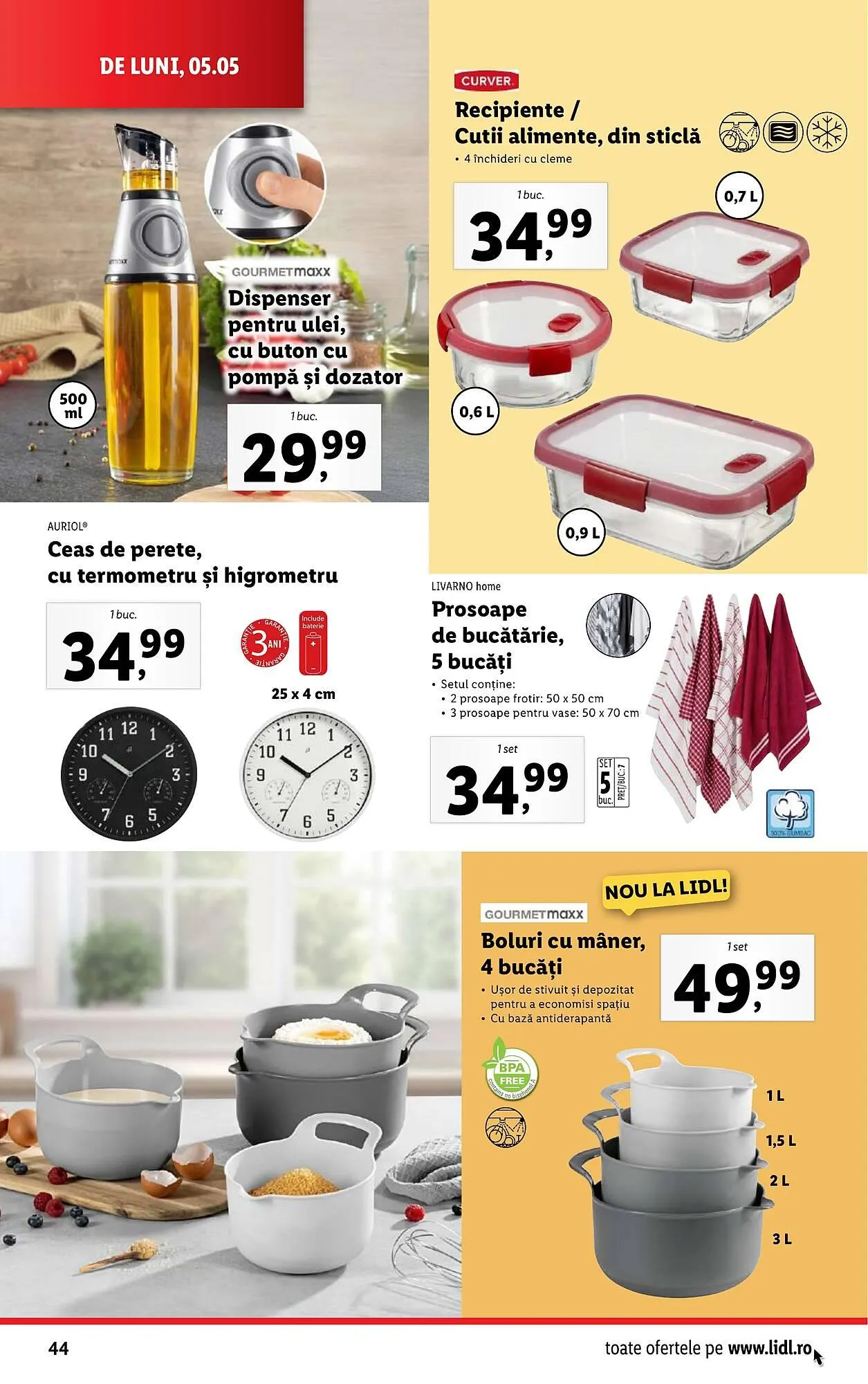 Catalog Catalog Lidl de la 5 mai până la 11 mai 2025 - Revista Pagina 44