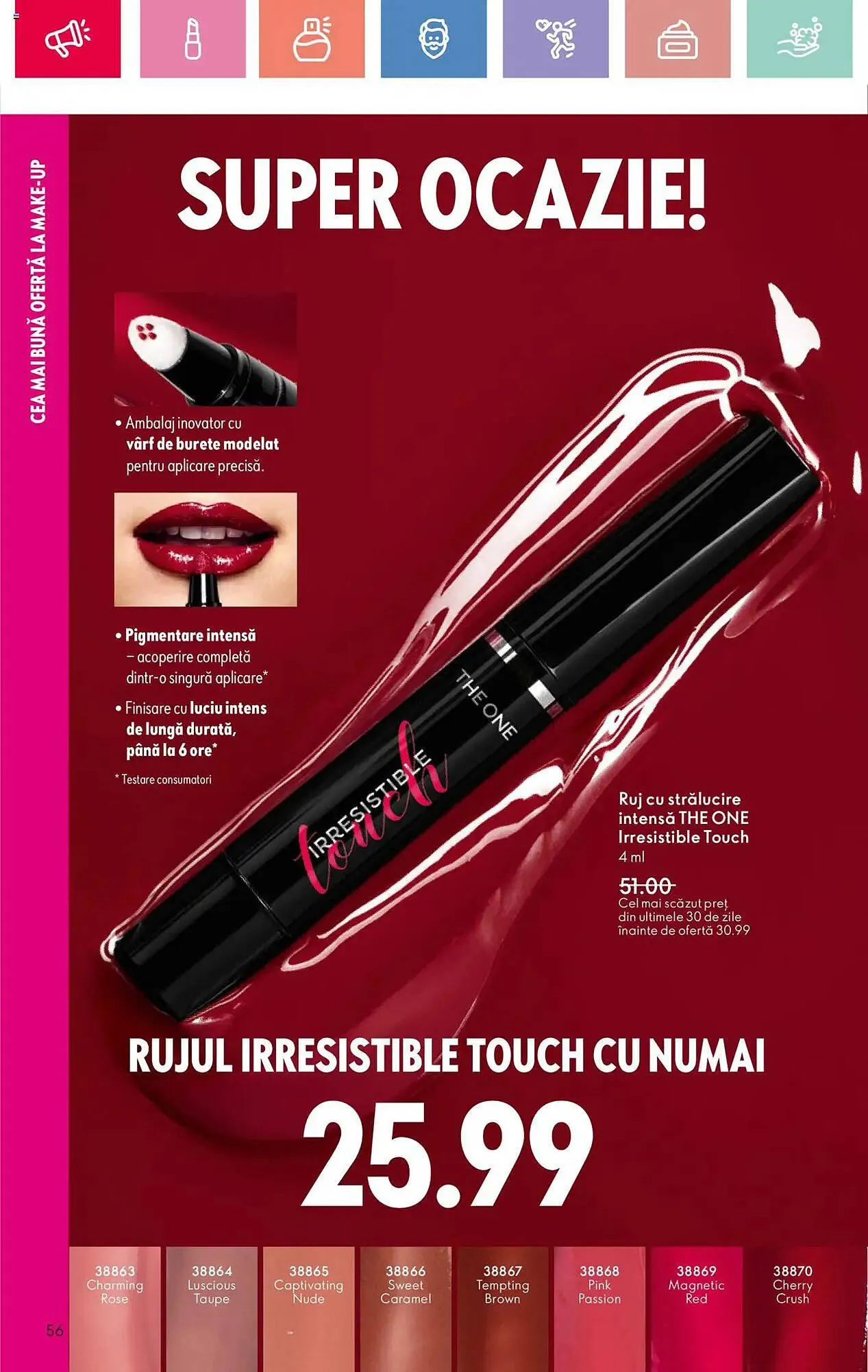 Catalog Catalog Oriflame de la 6 iulie până la 26 iulie 2025 - Revista Pagina 56