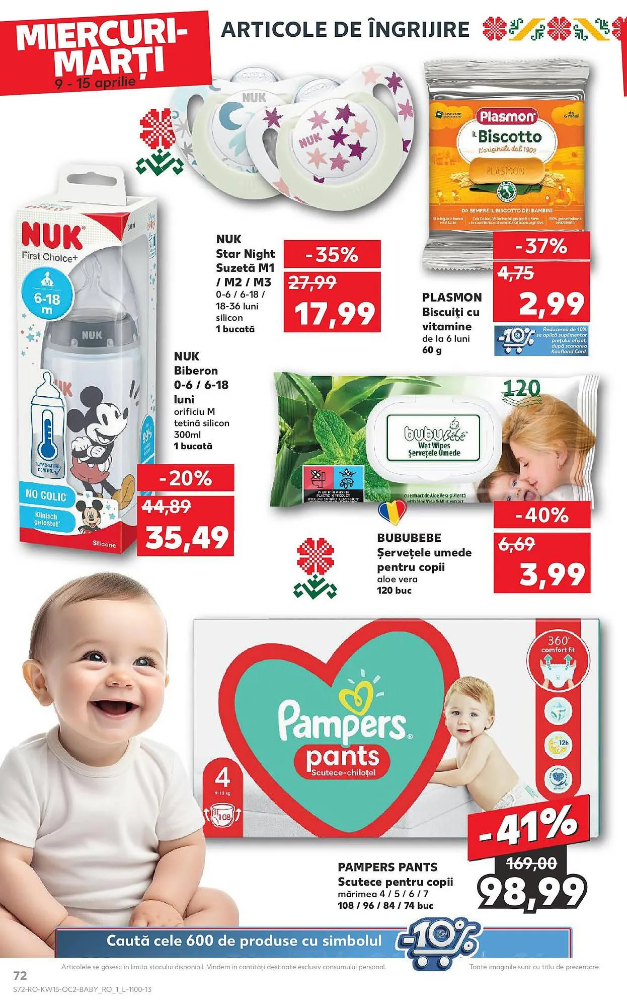 Catalog Catalog Kaufland de la 9 aprilie până la 15 aprilie 2025 - Revista Pagina 72