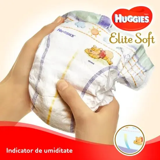 Scutece Huggies Elite Soft Jumbo Nr. 3, 5-9 kg, 40 bucati