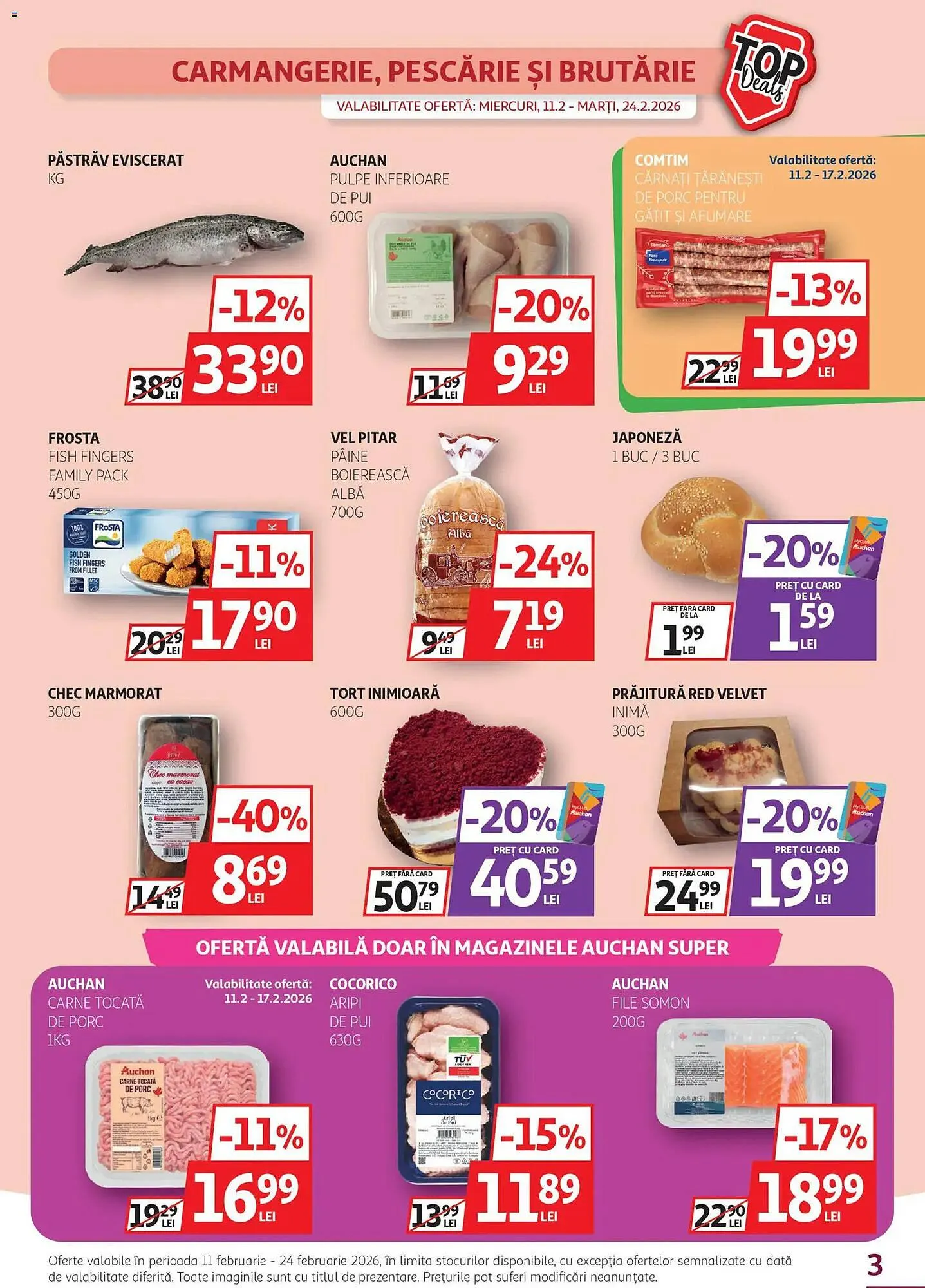 Catalog Catalog Auchan de la 11 februarie până la 24 februarie 2026 - Revista Pagina 3