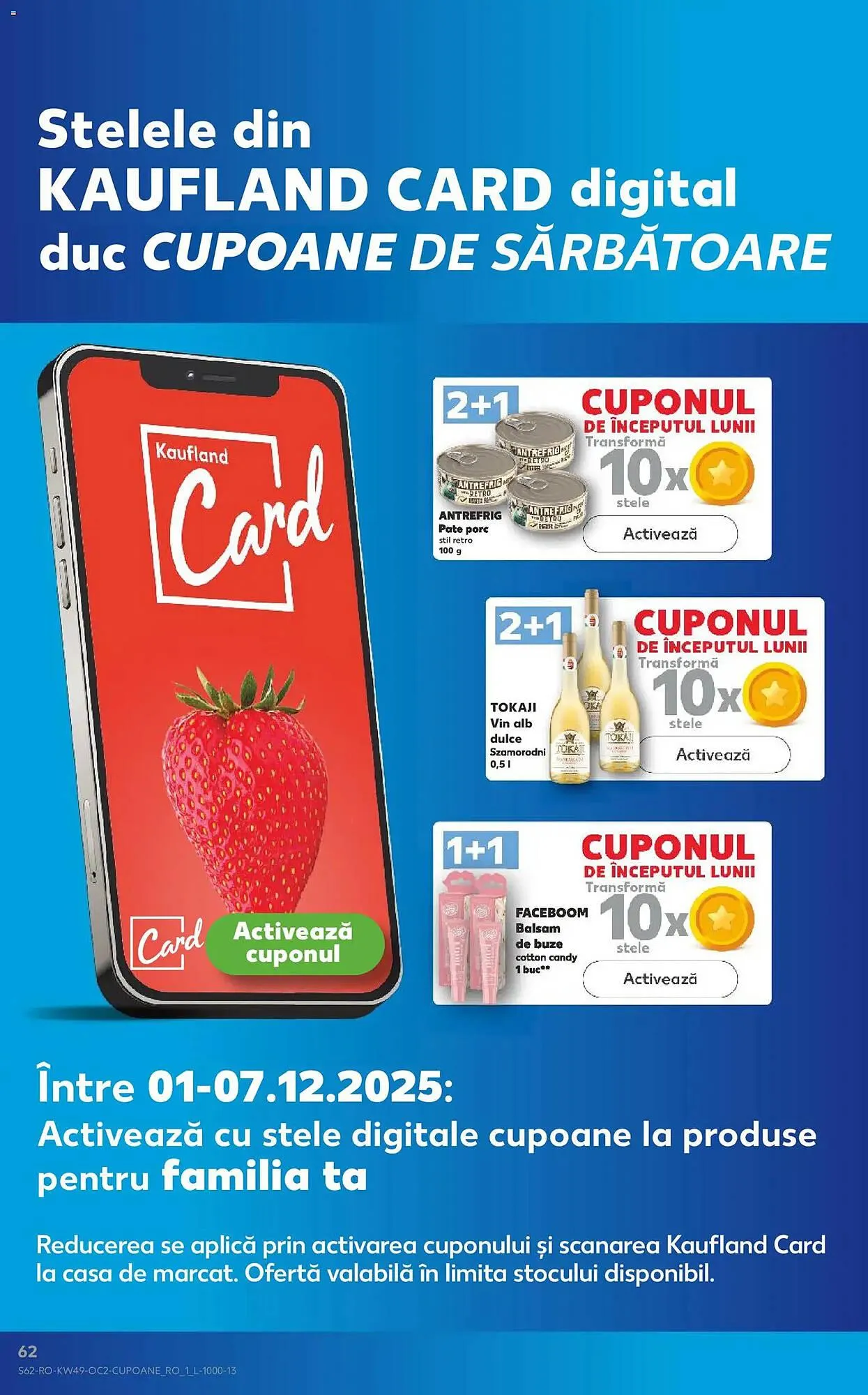 Catalog Catalog Kaufland de la 3 decembrie până la 9 decembrie 2025 - Revista Pagina 62