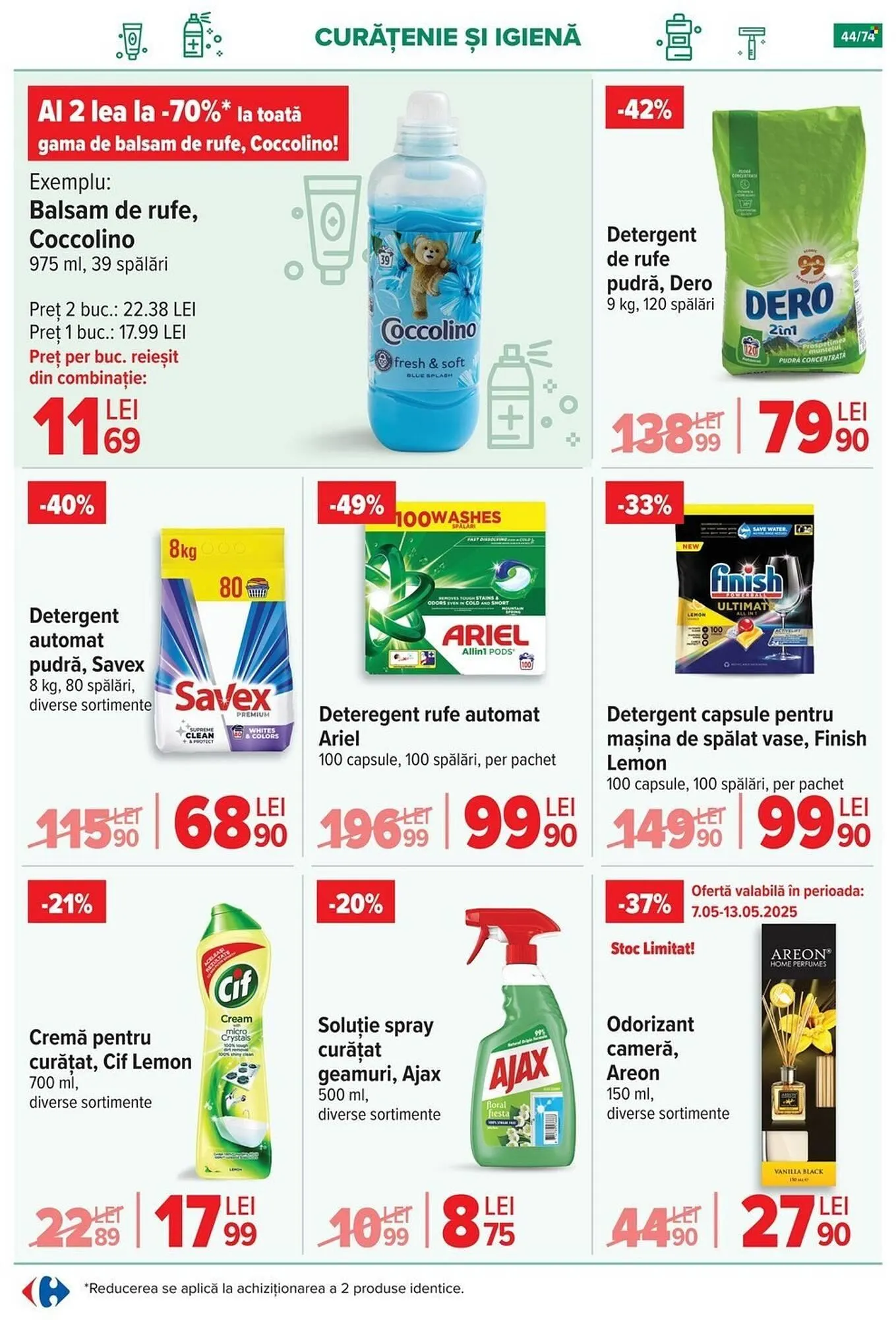 Catalog Catalog Carrefour de la 7 mai până la 20 mai 2025 - Revista Pagina 44