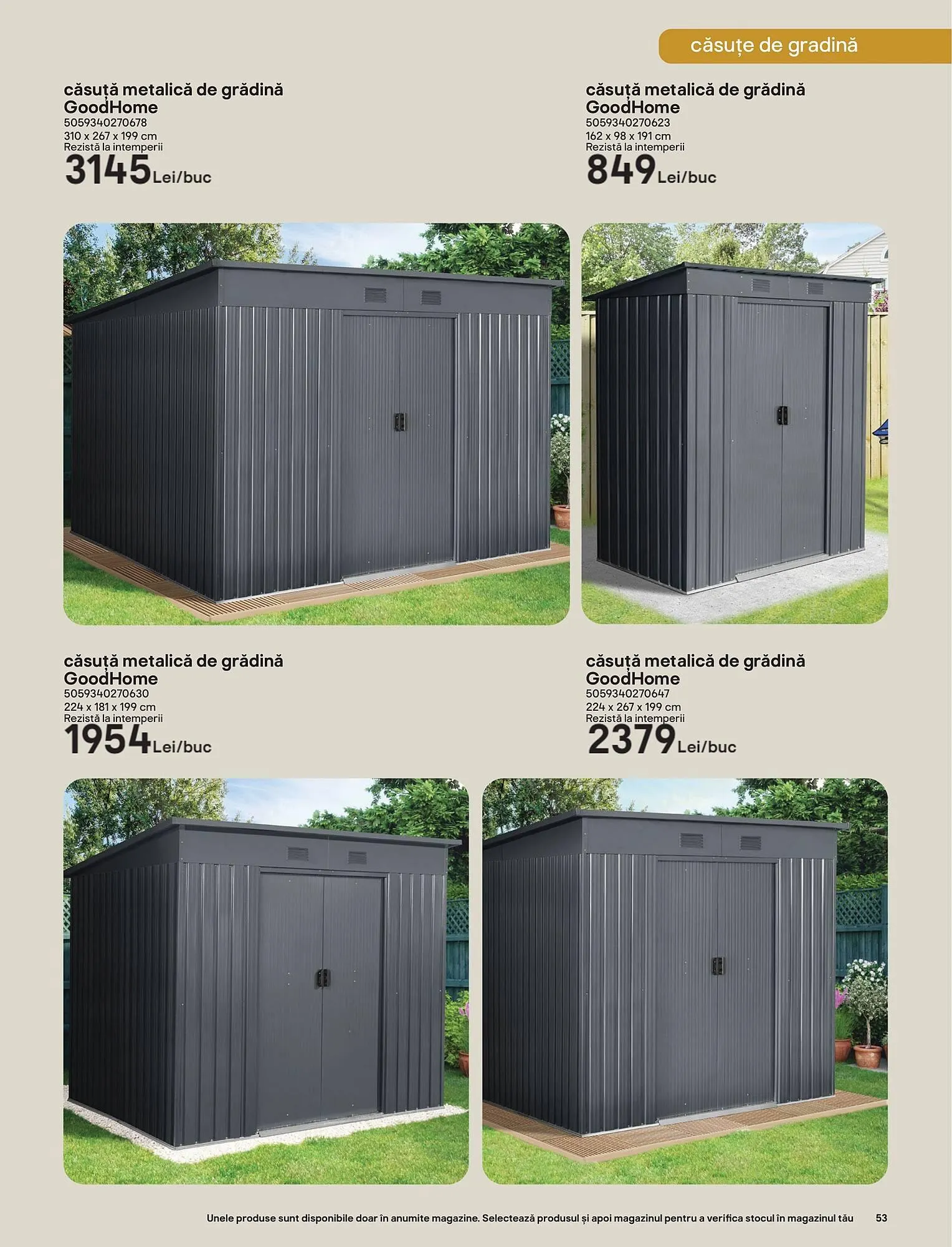 Catalog Catalog Brico Depôt de la 9 mai până la 22 aprilie 2025 - Revista Pagina 53