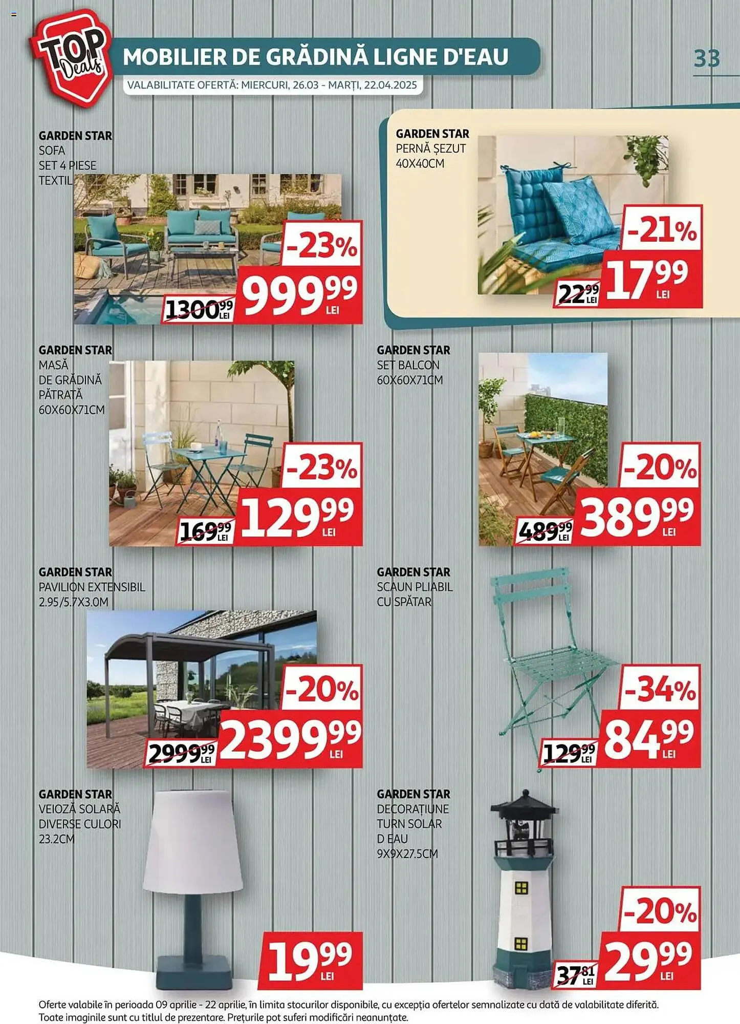 Catalog Catalog Auchan de la 9 aprilie până la 22 aprilie 2025 - Revista Pagina 33