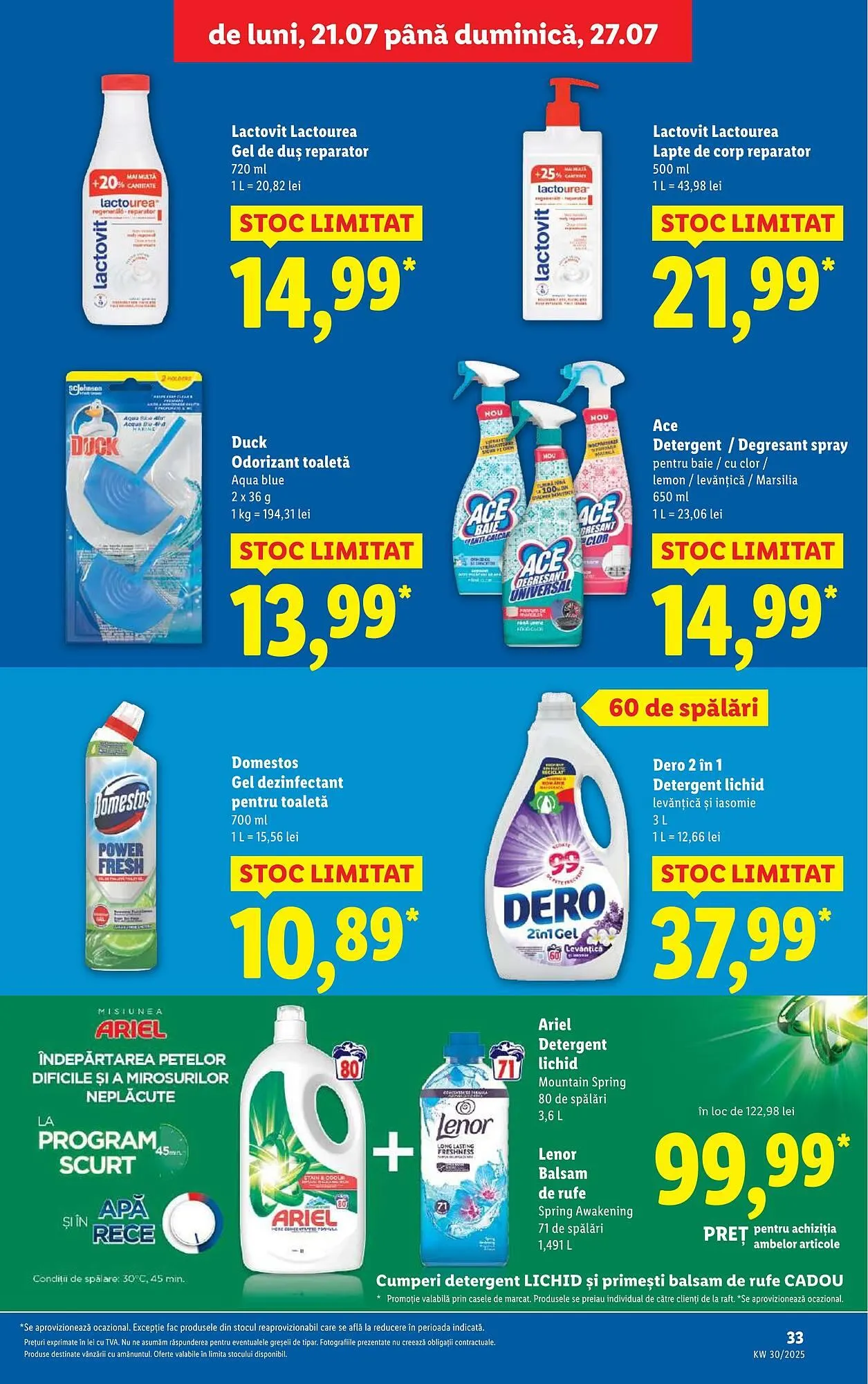 Catalog Catalog Lidl de la 21 iulie până la 27 iulie 2025 - Revista Pagina 33