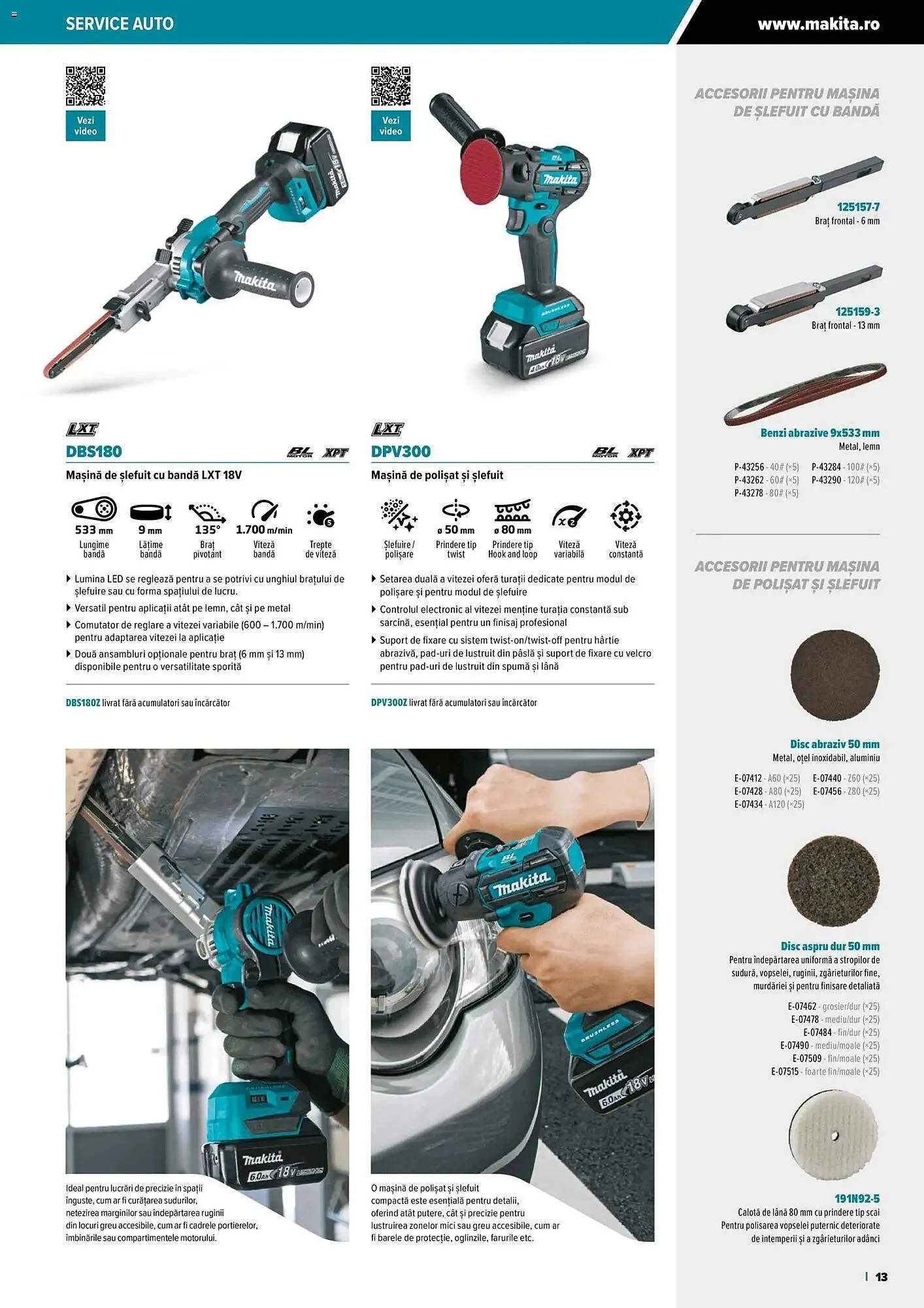 Catalog Catalog Makita de la 22 octombrie până la 30 noiembrie 2026 - Revista Pagina 13