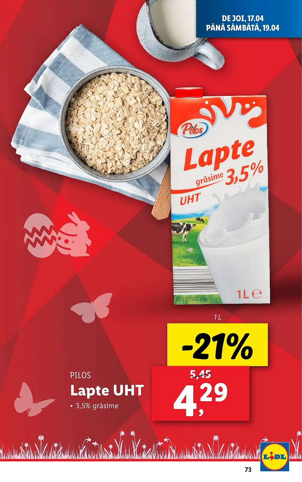 Catalog Catalog Lidl de la 14 aprilie până la 19 aprilie 2025 - Revista Pagina 73