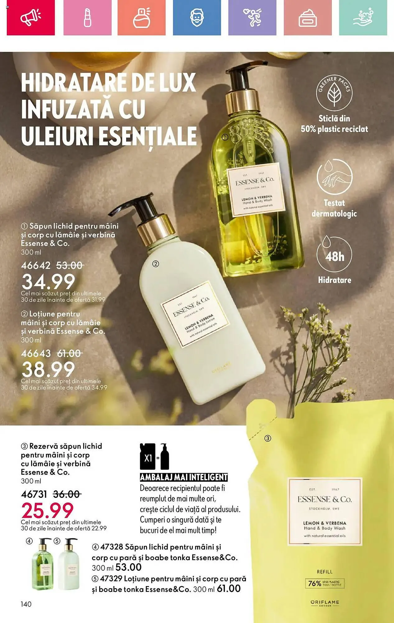 Catalog Catalog Oriflame de la 6 iulie până la 26 iulie 2025 - Revista Pagina 140
