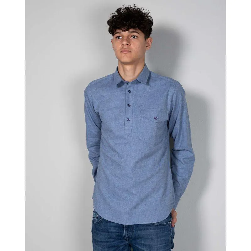 Bluza tip camasa din bumbac pentru barbati 24CON02001