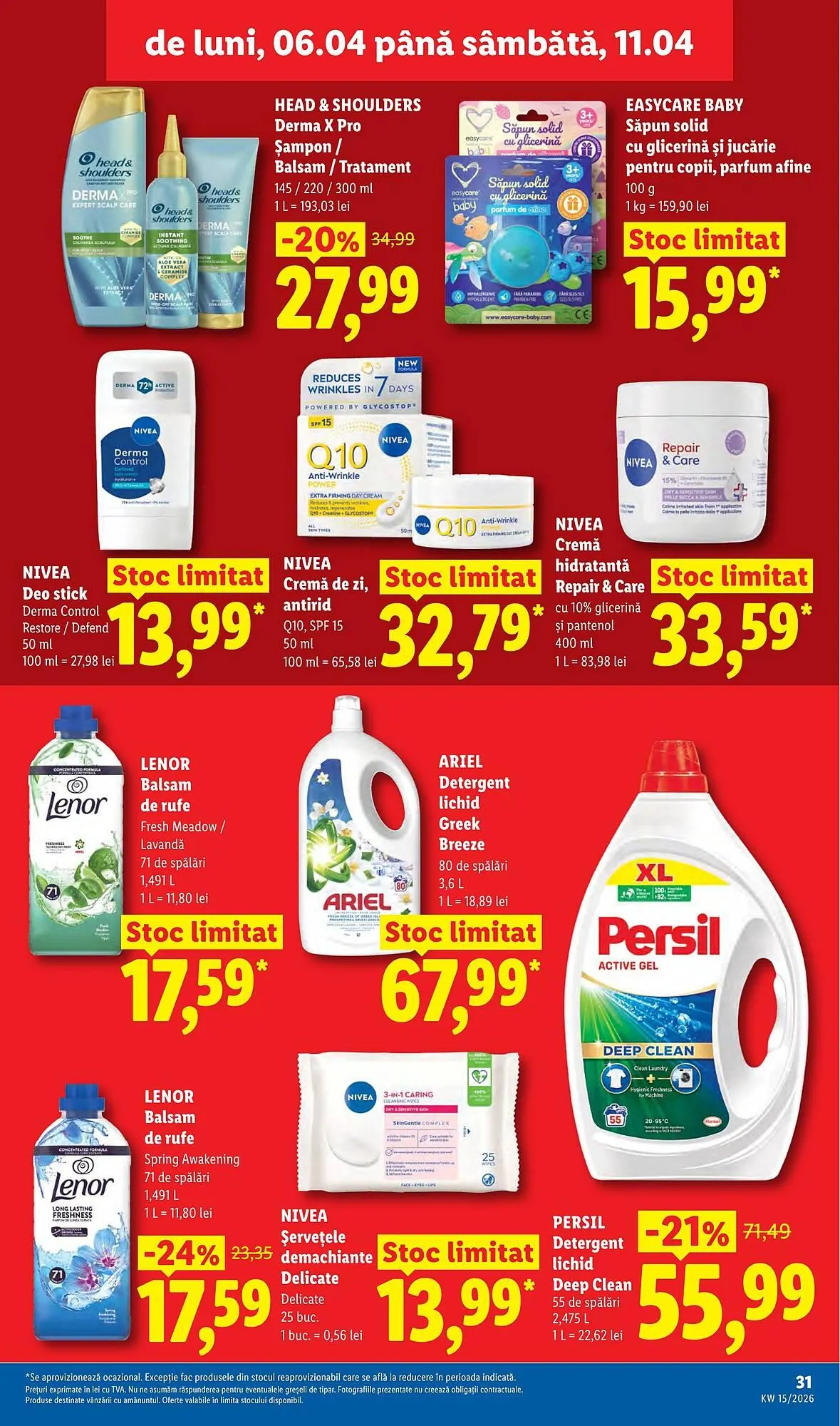 Catalog Catalog Lidl de la 6 aprilie până la 11 aprilie 2026 - Revista Pagina 31