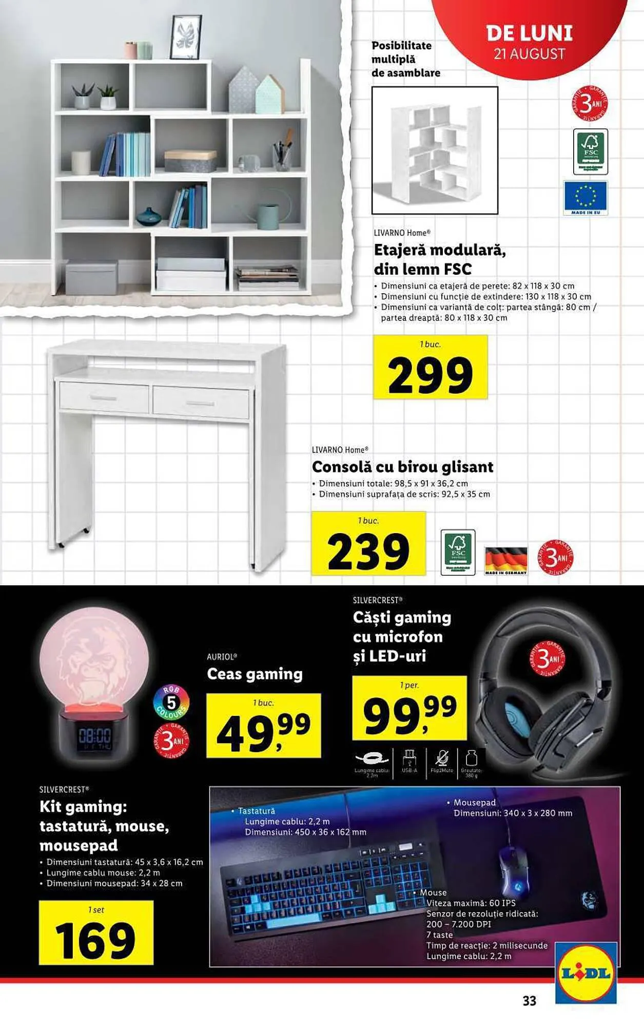 Catalog Lidl catalog de la 21 august până la 27 august 2023 - Revista Pagina 33