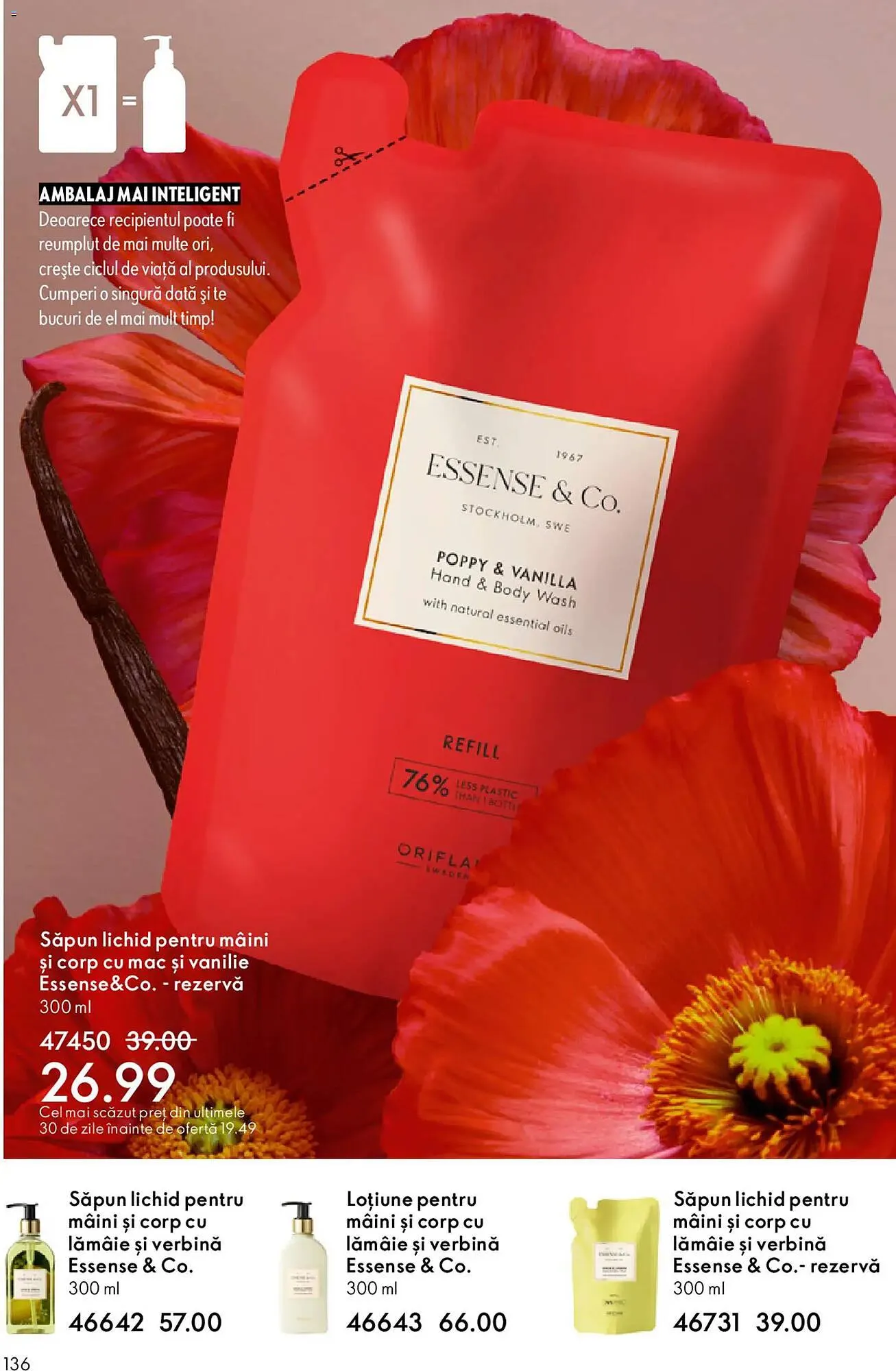 Catalog Catalog Oriflame de la 26 mai până la 16 iunie 2026 - Revista Pagina 136