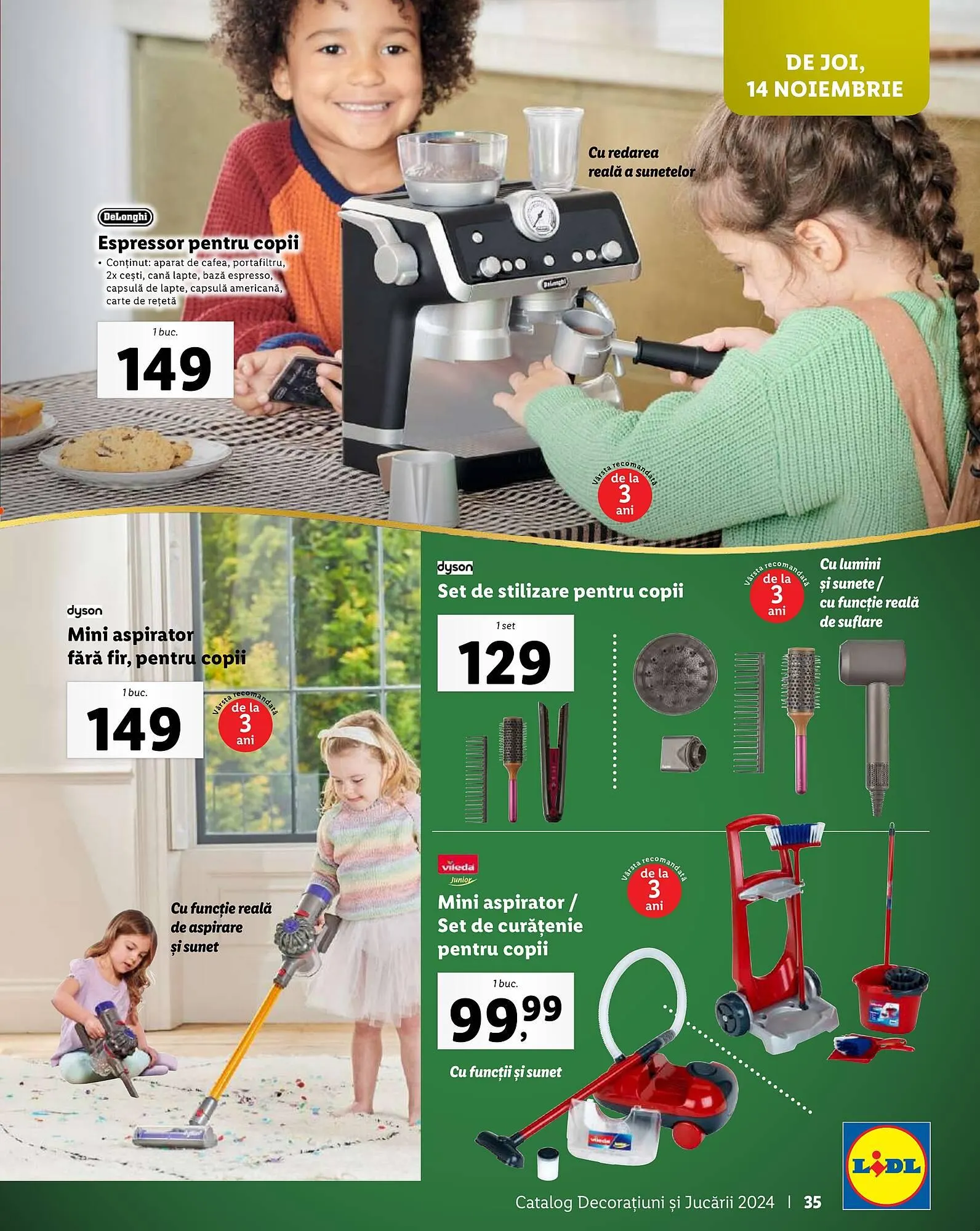 Catalog Catalog Lidl de la 4 noiembrie până la 24 decembrie 2024 - Revista Pagina 35