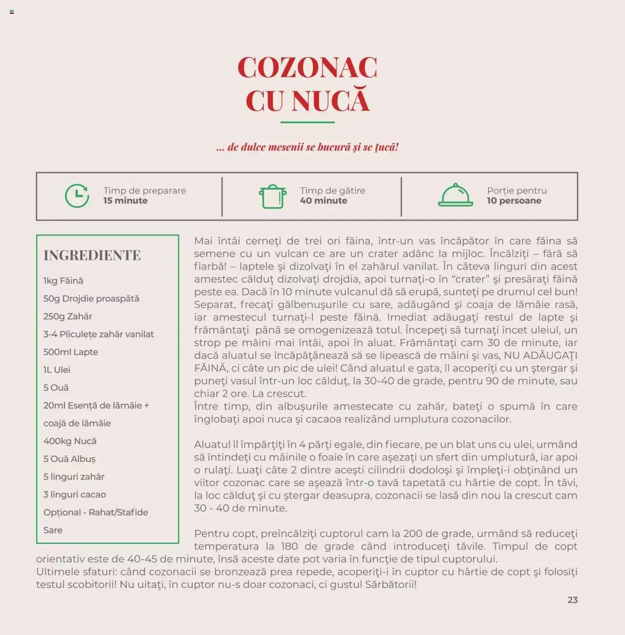 Catalog Sergiana - Gătește cu Sergiana de la 18 noiembrie până la 31 decembrie 2023 - Revista Pagina 25