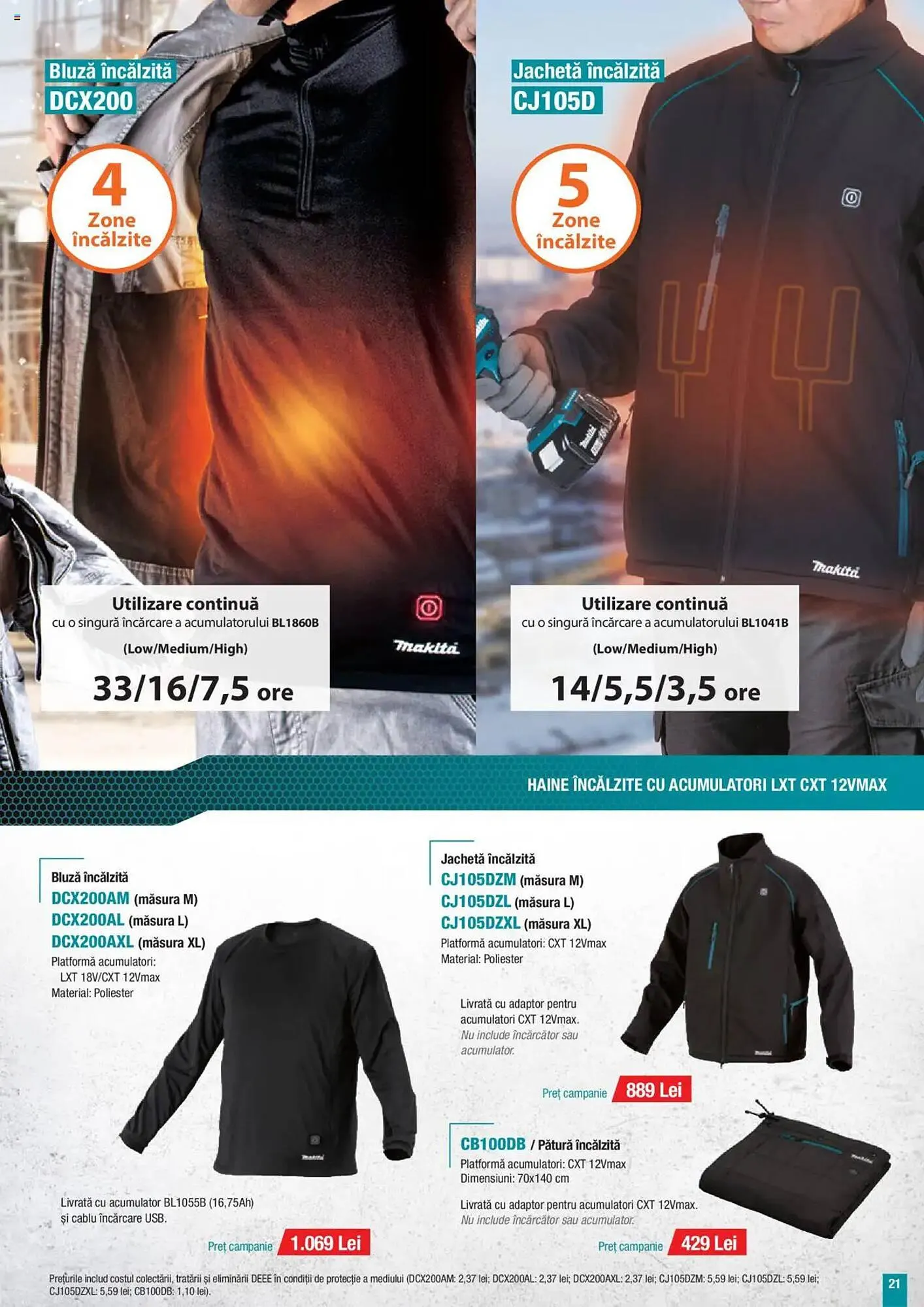 Catalog Catalog Makita de la 1 octombrie până la 31 decembrie 2025 - Revista Pagina 21