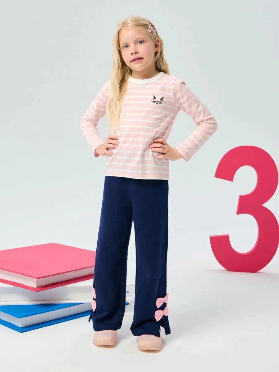 Pantaloni de trening cu picioare largi