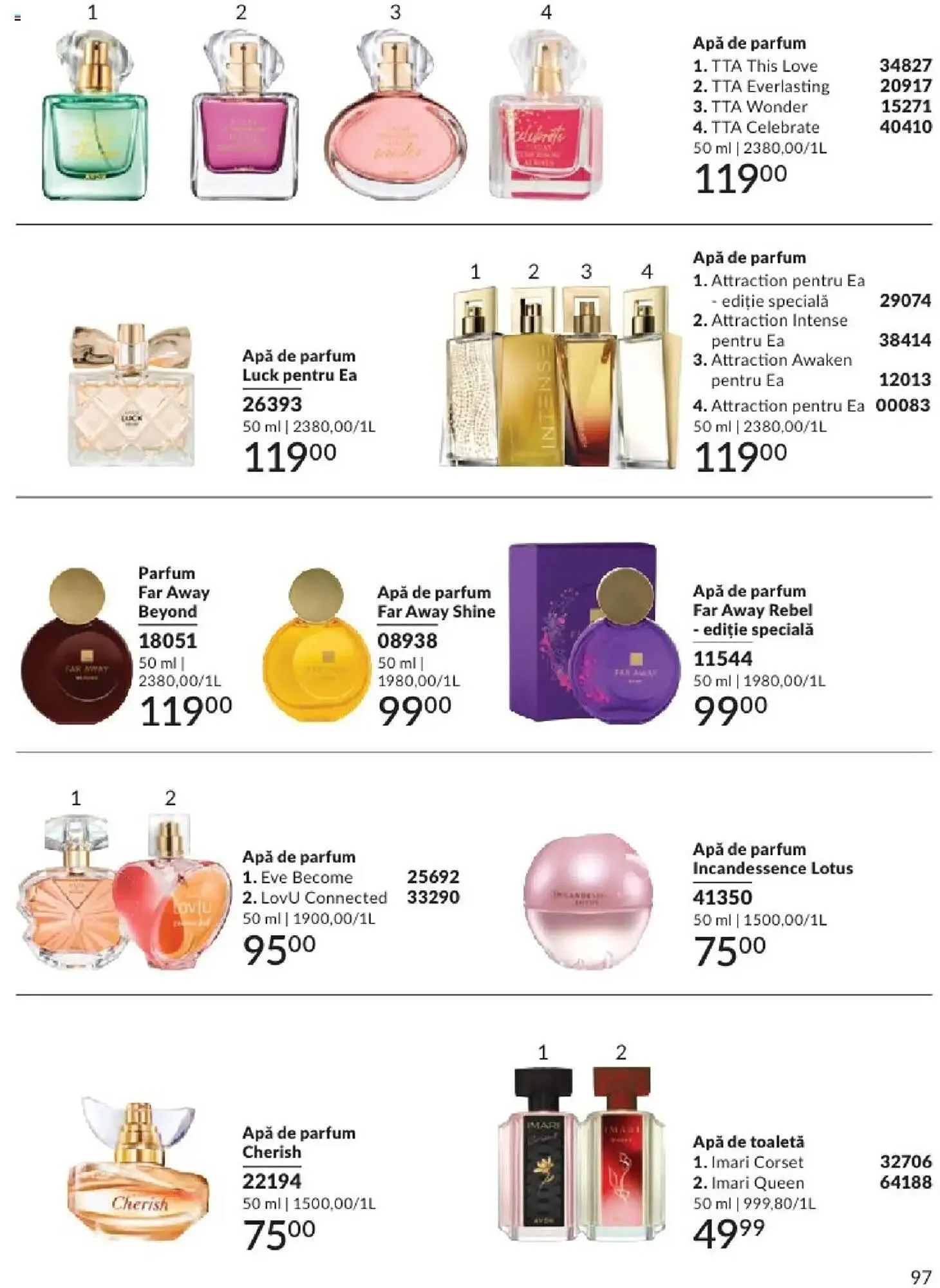 Catalog Catalog Avon de la 31 mai până la 30 iunie 2025 - Revista Pagina 97