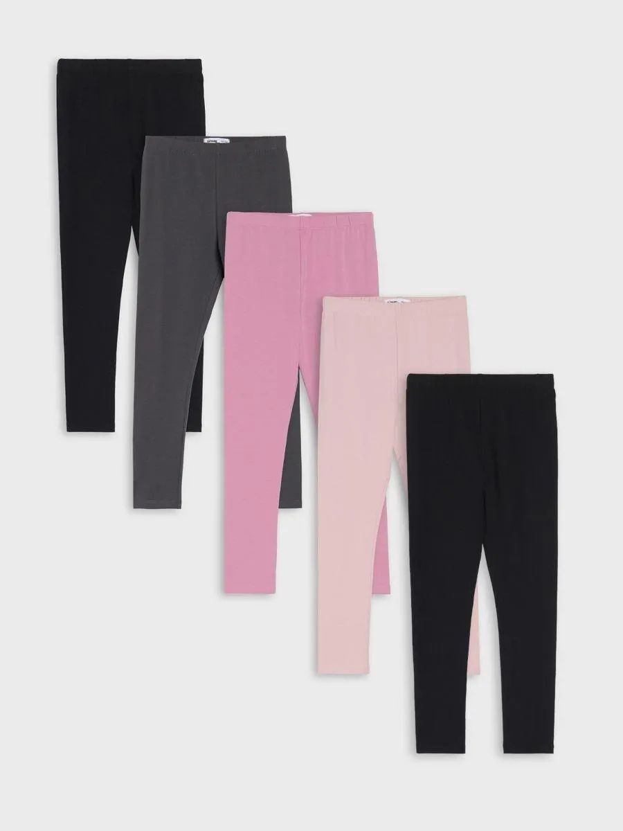 Colanți din bumbac 5 pack