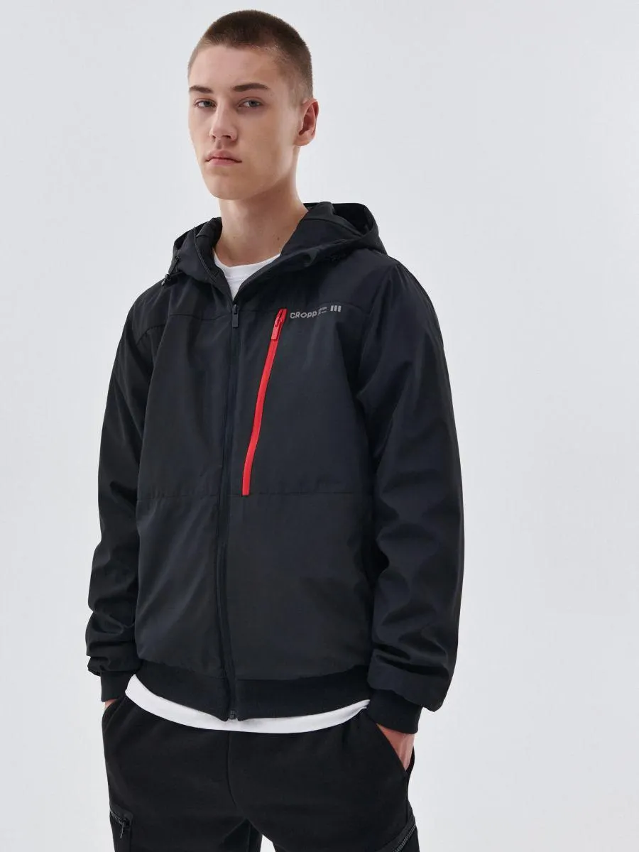 Jachetă sport cu detalii reflectorizante