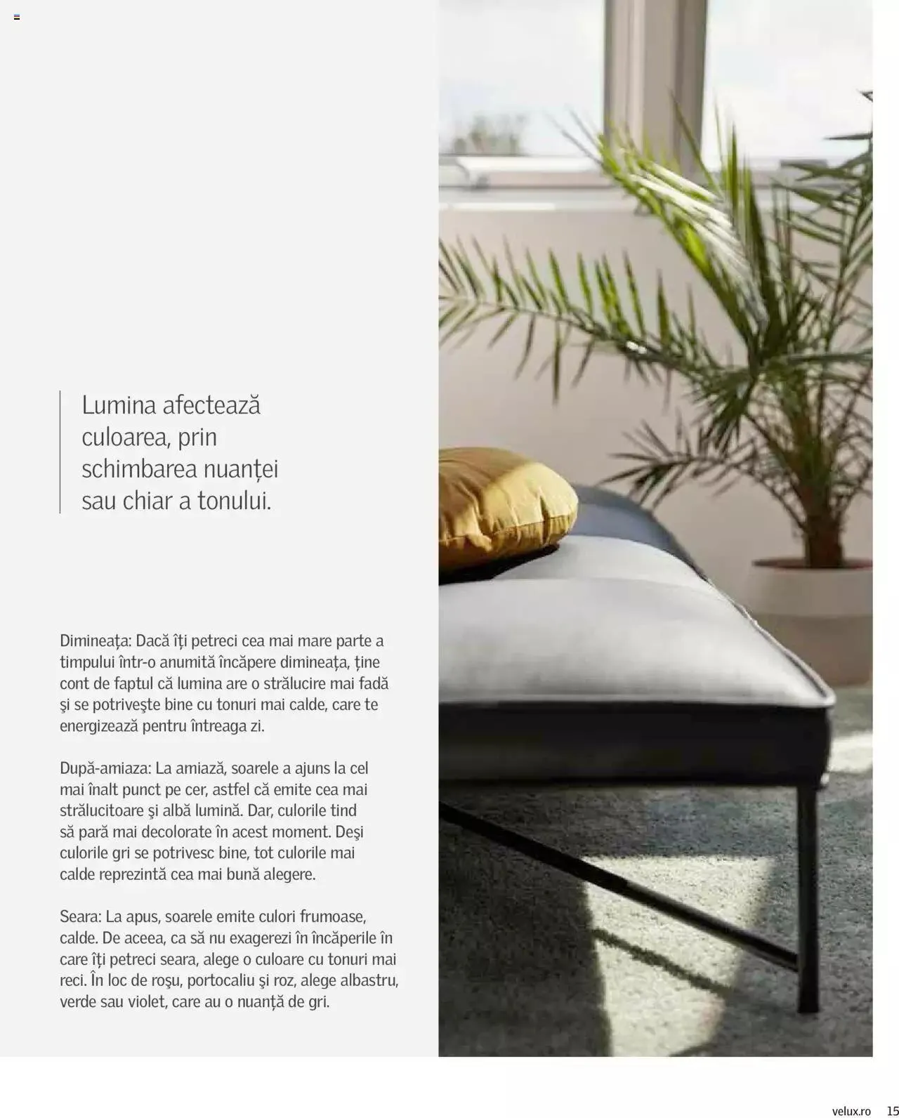 Catalog Velux catalog - Camera de oaspeți reinventată de la 27 decembrie până la 31 decembrie 2023 - Revista Pagina 15