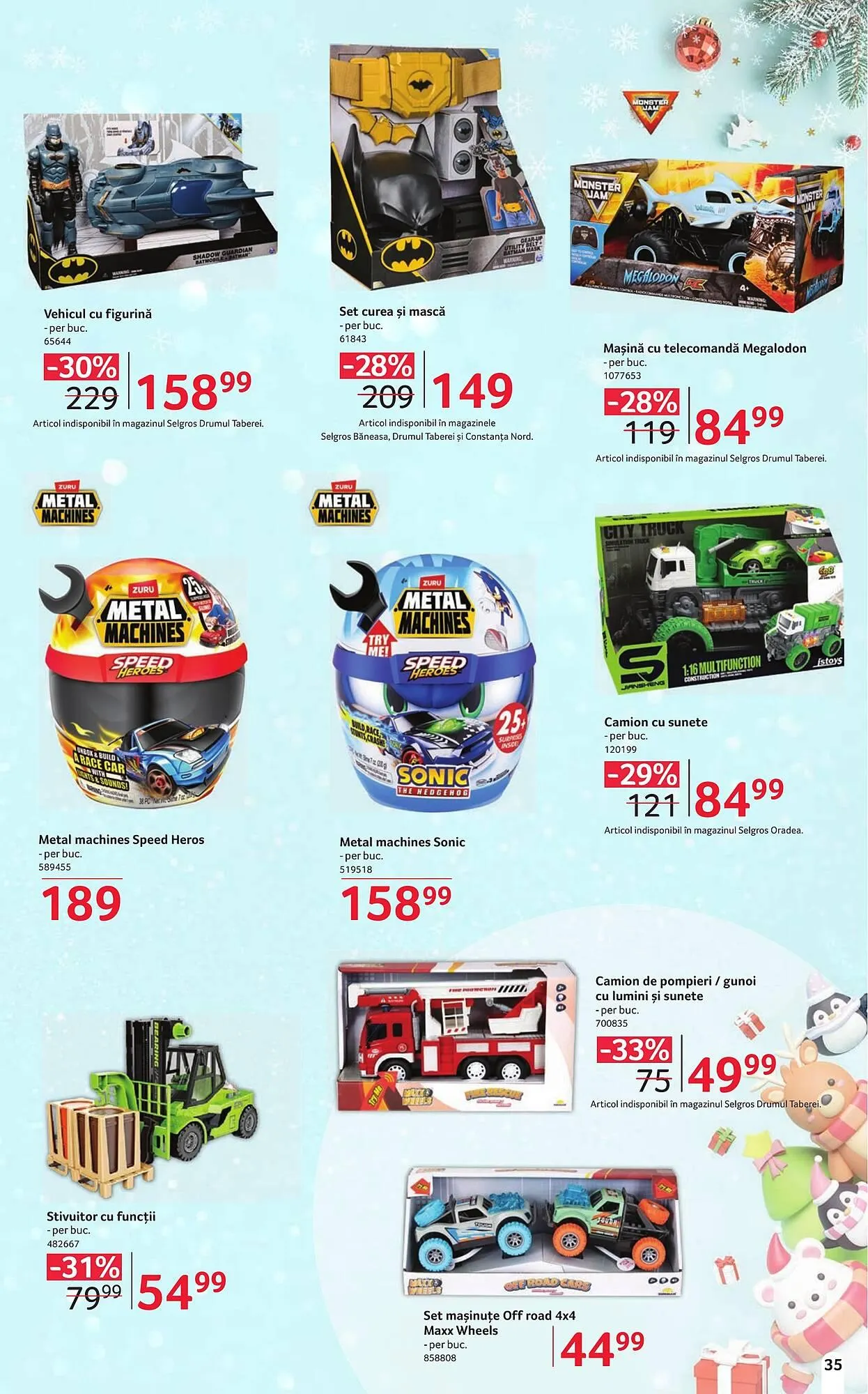 Catalog Catalog Selgros de la 6 decembrie până la 24 decembrie 2025 - Revista Pagina 35