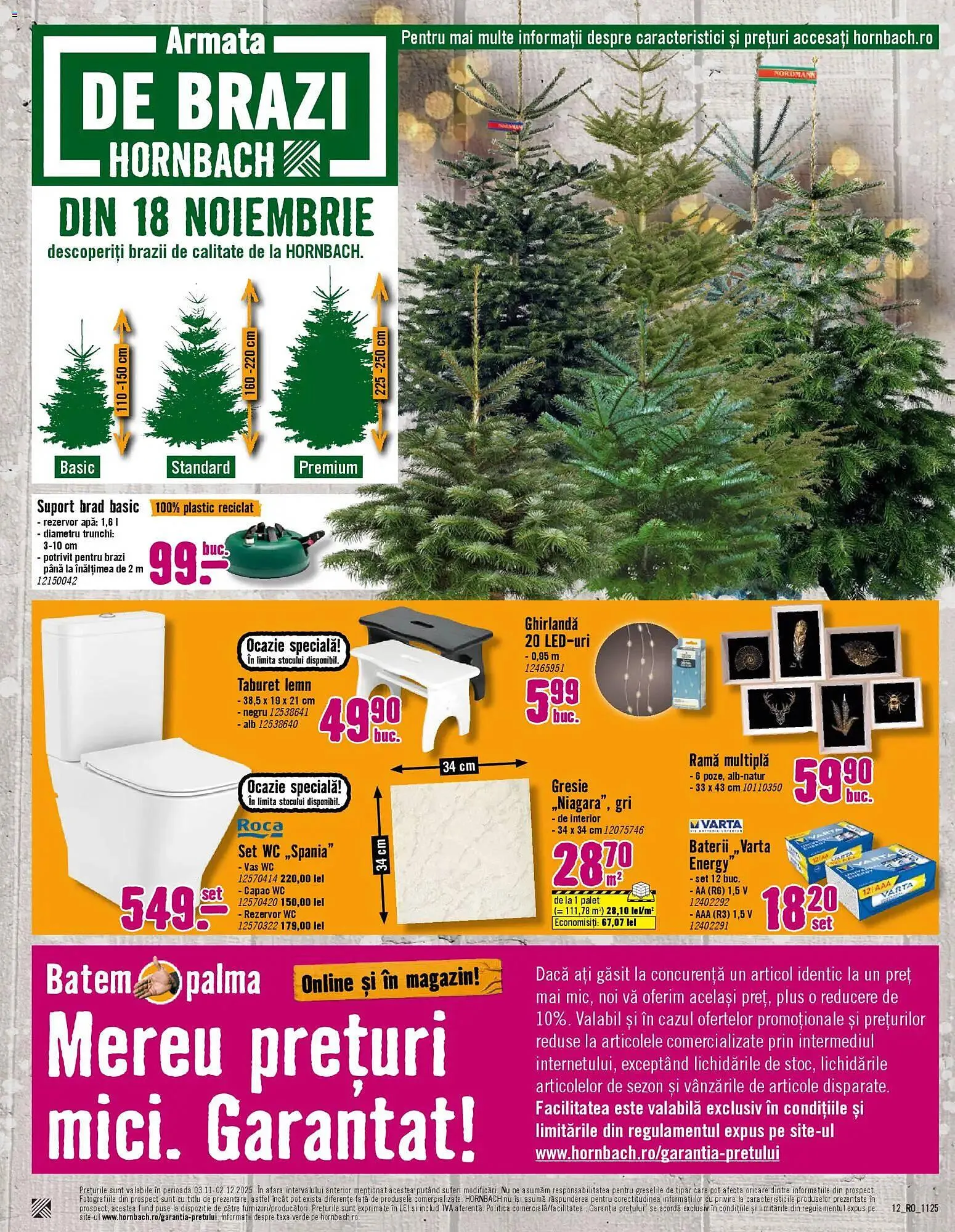 Catalog Magazine Hornbach de la 2 noiembrie până la 2 decembrie 2025 - Revista Pagina 12