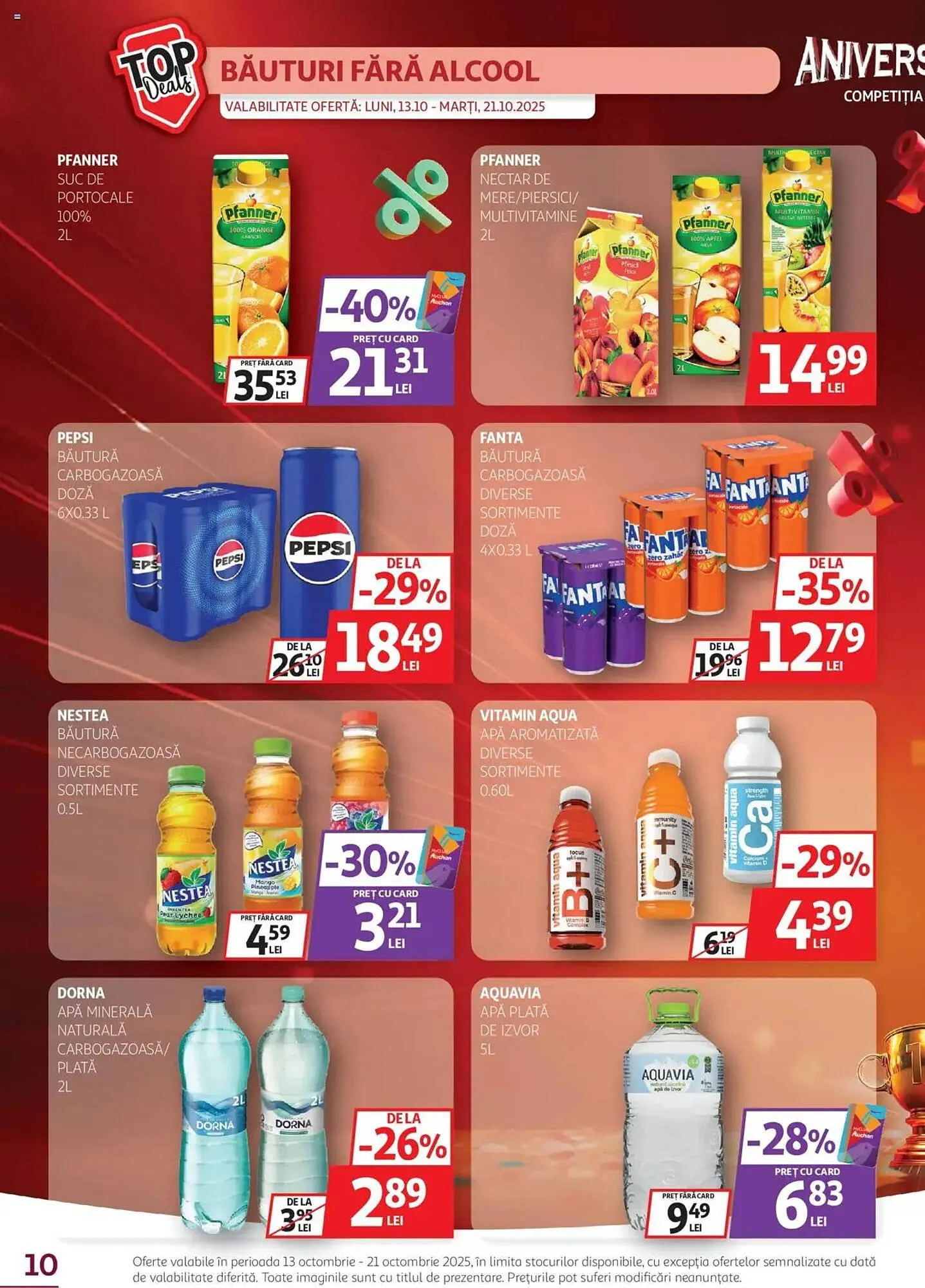 Catalog Catalog Auchan de la 12 octombrie până la 21 octombrie 2025 - Revista Pagina 10