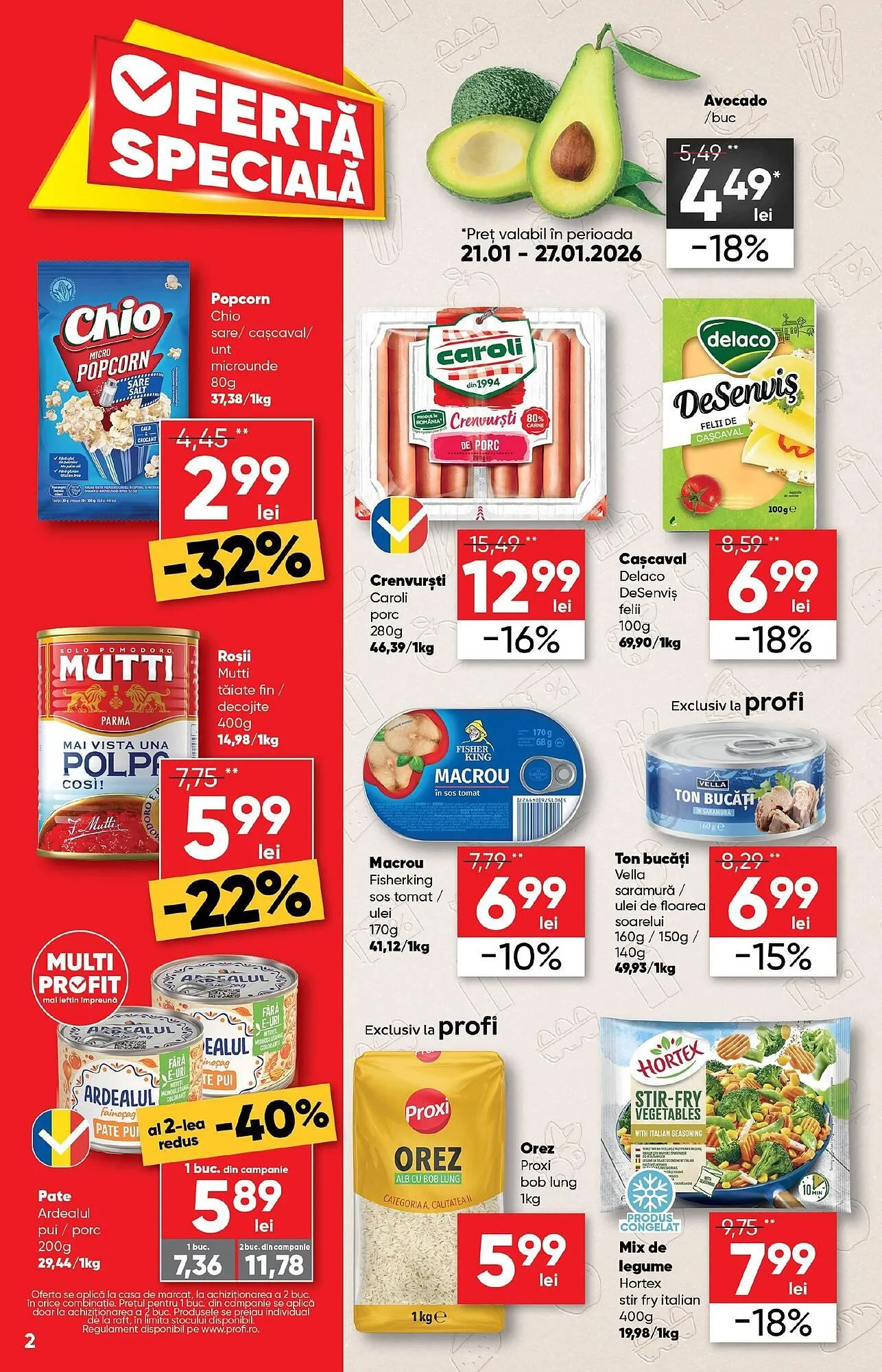 Catalog Catalog PROFI de la 21 ianuarie până la 3 februarie 2026 - Revista Pagina 2