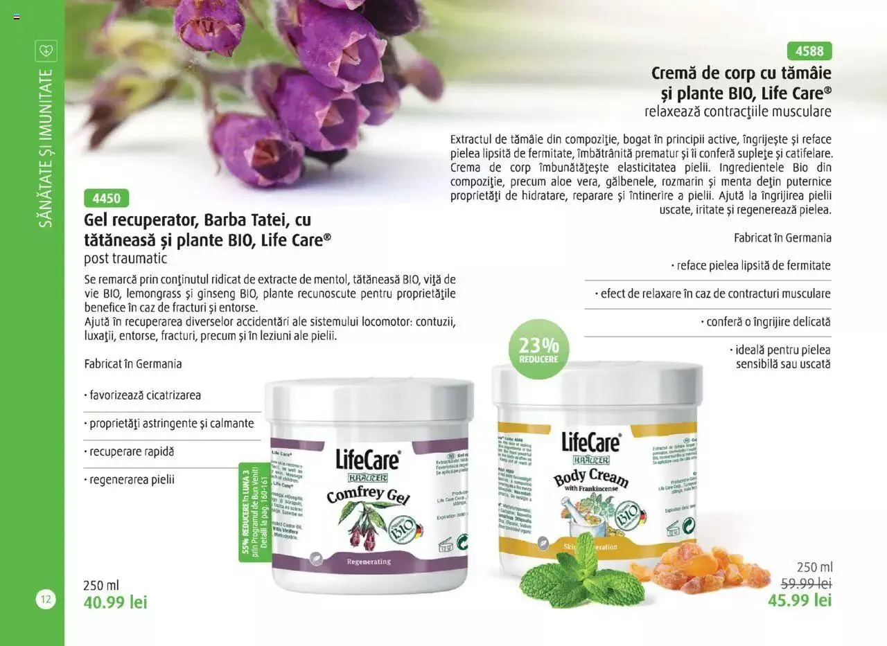 Catalog Catalog Life Care primavara-vara 2023 de la 1 martie până la 31 decembrie 2023 - Revista Pagina 14